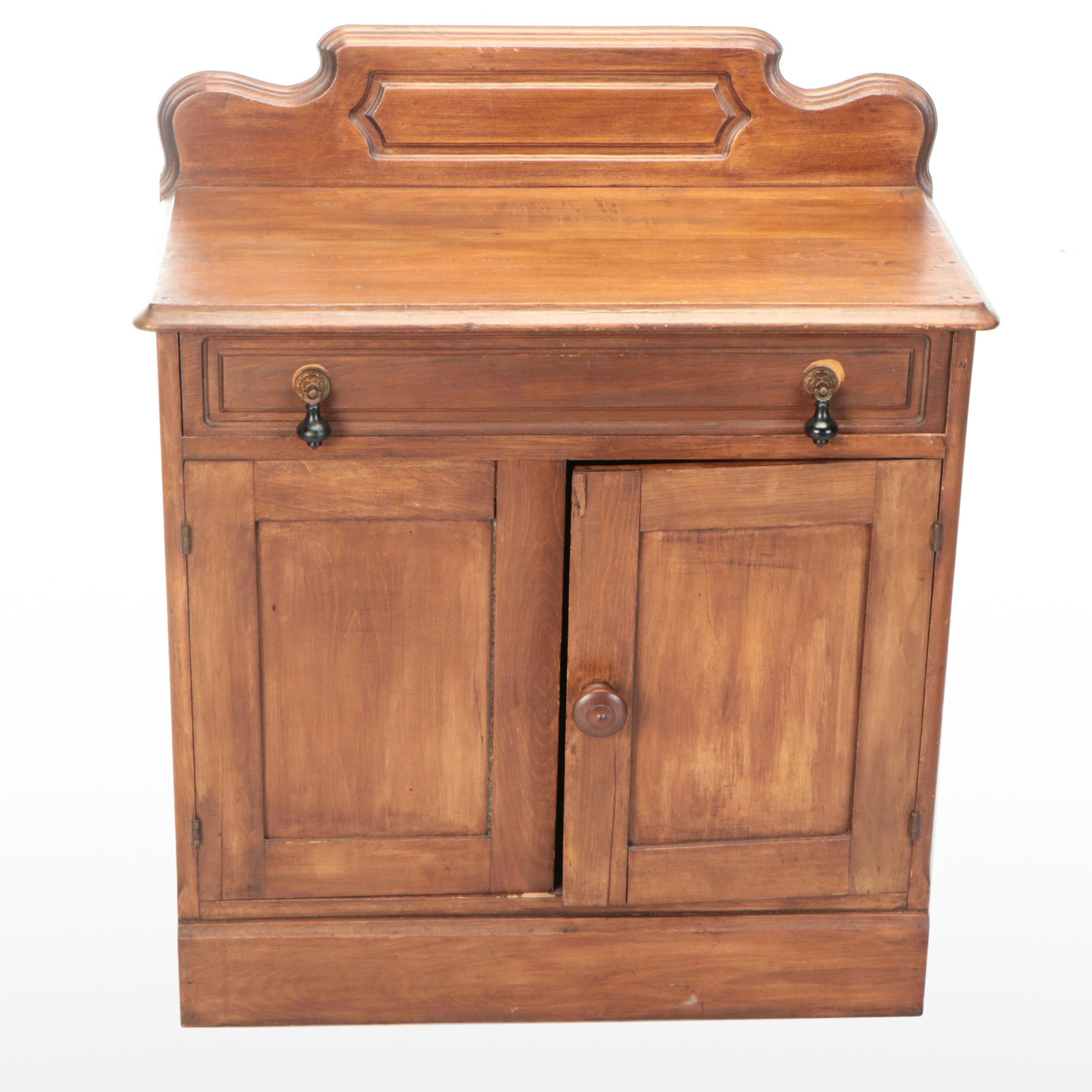 American Primitive Pine Cabinet, Early 20th Century
