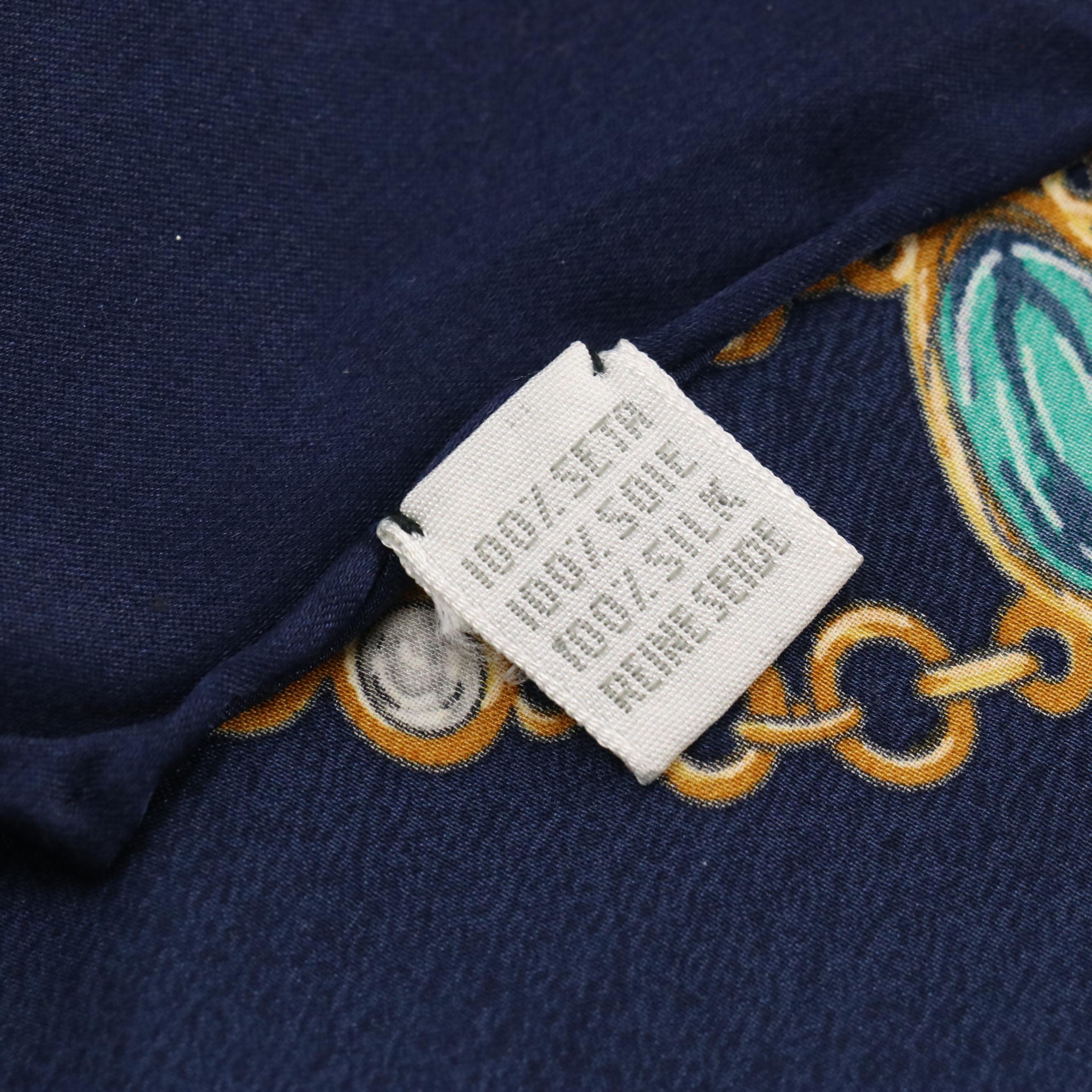 Chanel CC Bijoux Jewelry Print Silk Scarf