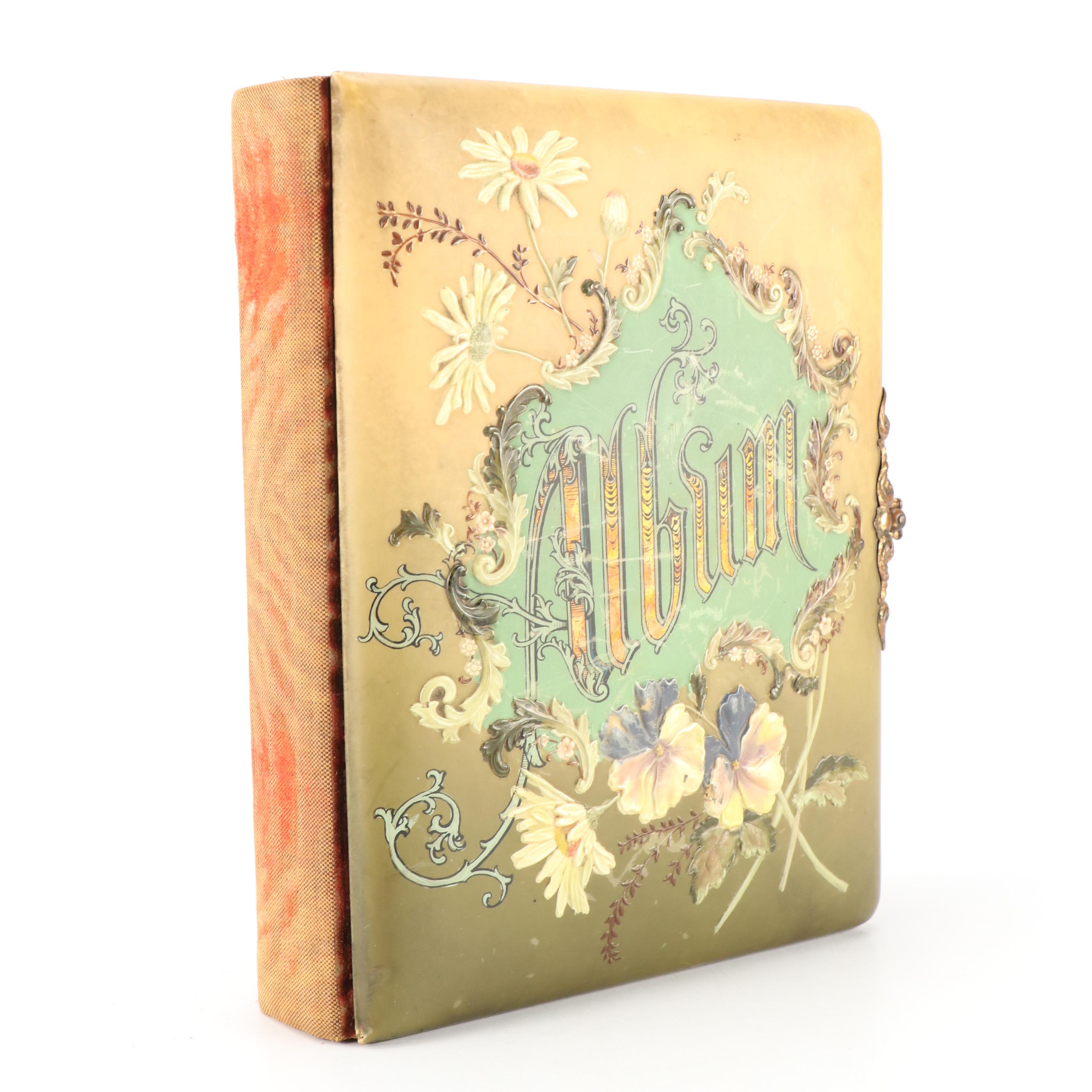 Portraits of Men, Women and Children in Albums, Late 19th/Early 20th Century