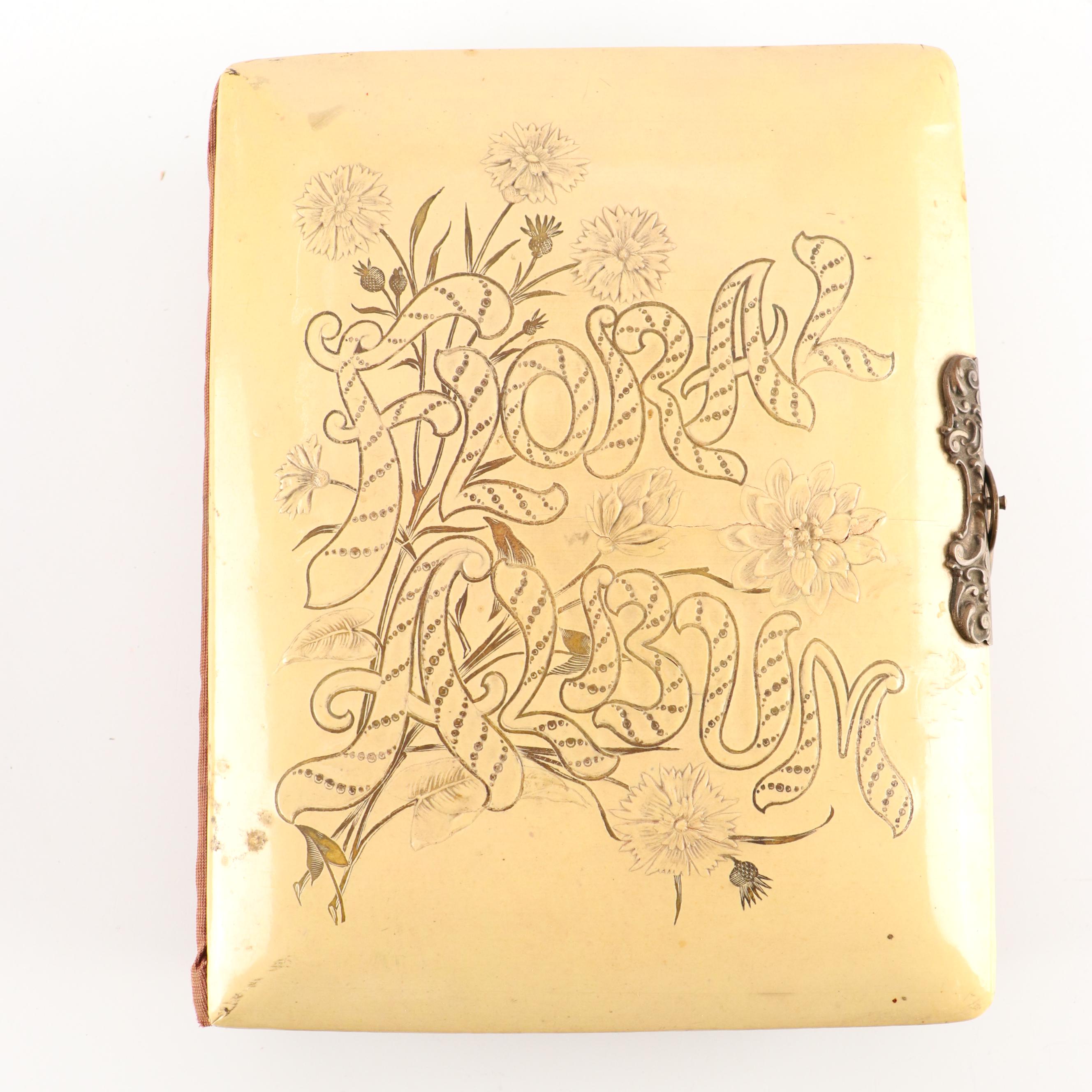 Portraits of Men, Women and Children in Albums, Late 19th/Early 20th Century