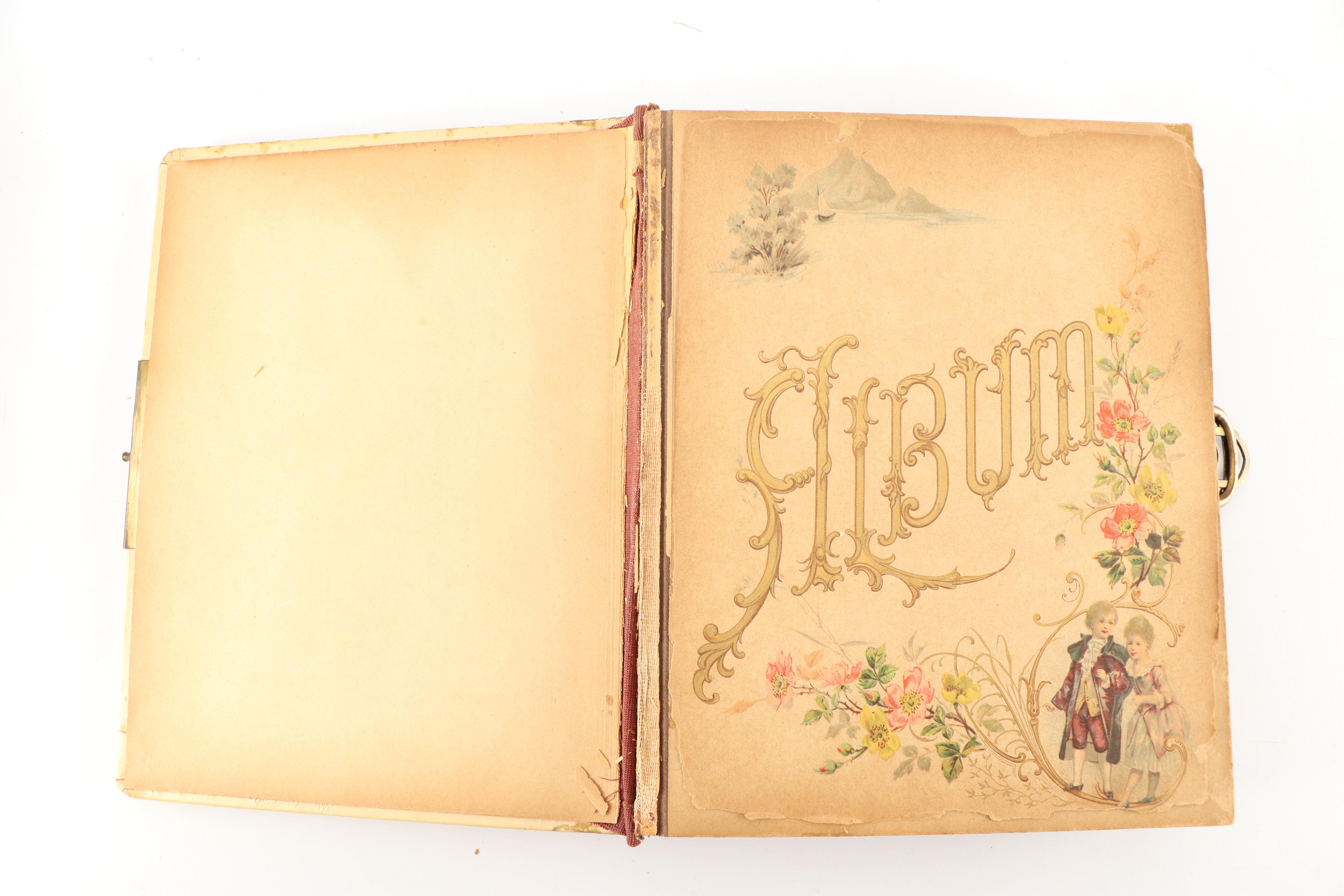 Portraits of Men, Women and Children in Albums, Late 19th/Early 20th Century