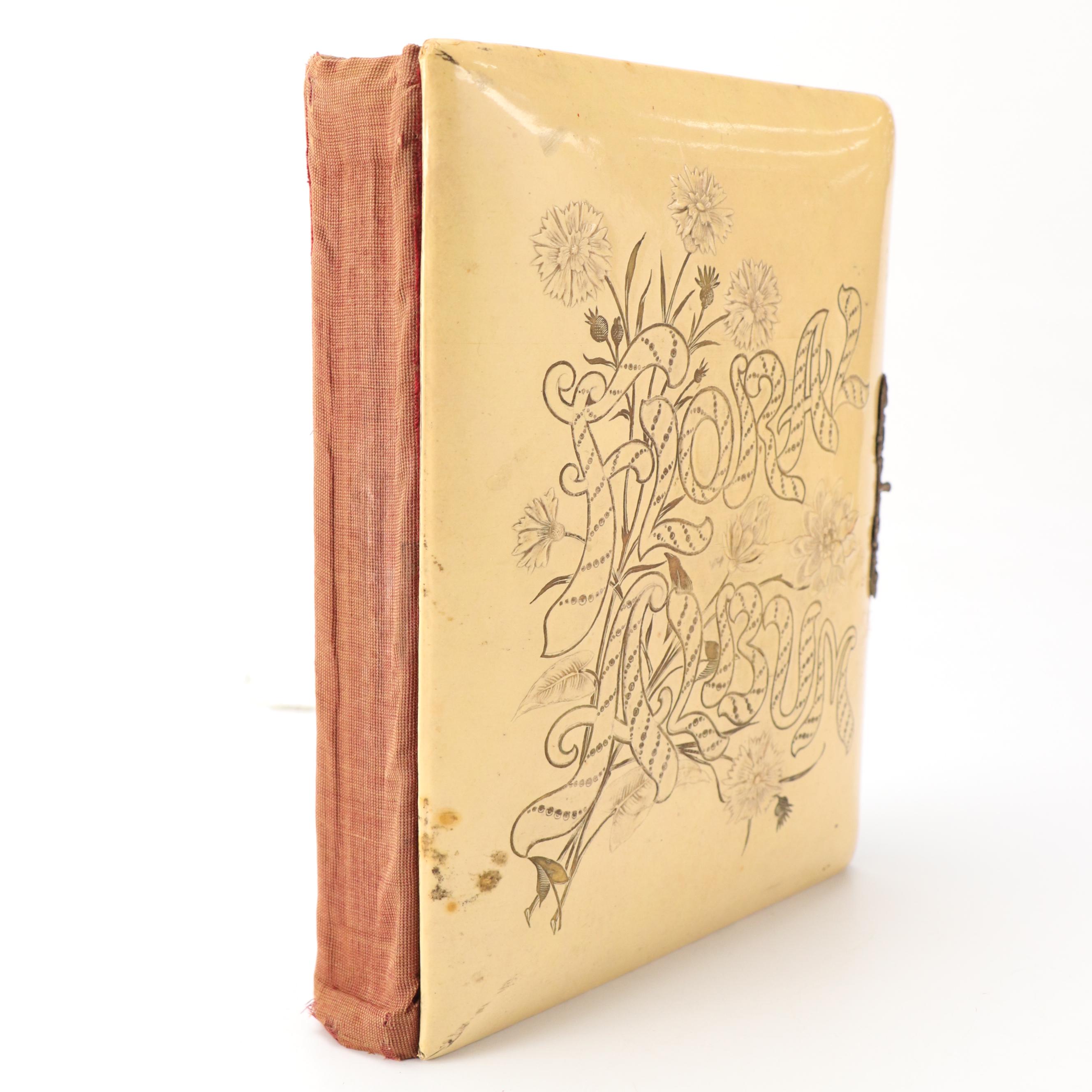 Portraits of Men, Women and Children in Albums, Late 19th/Early 20th Century