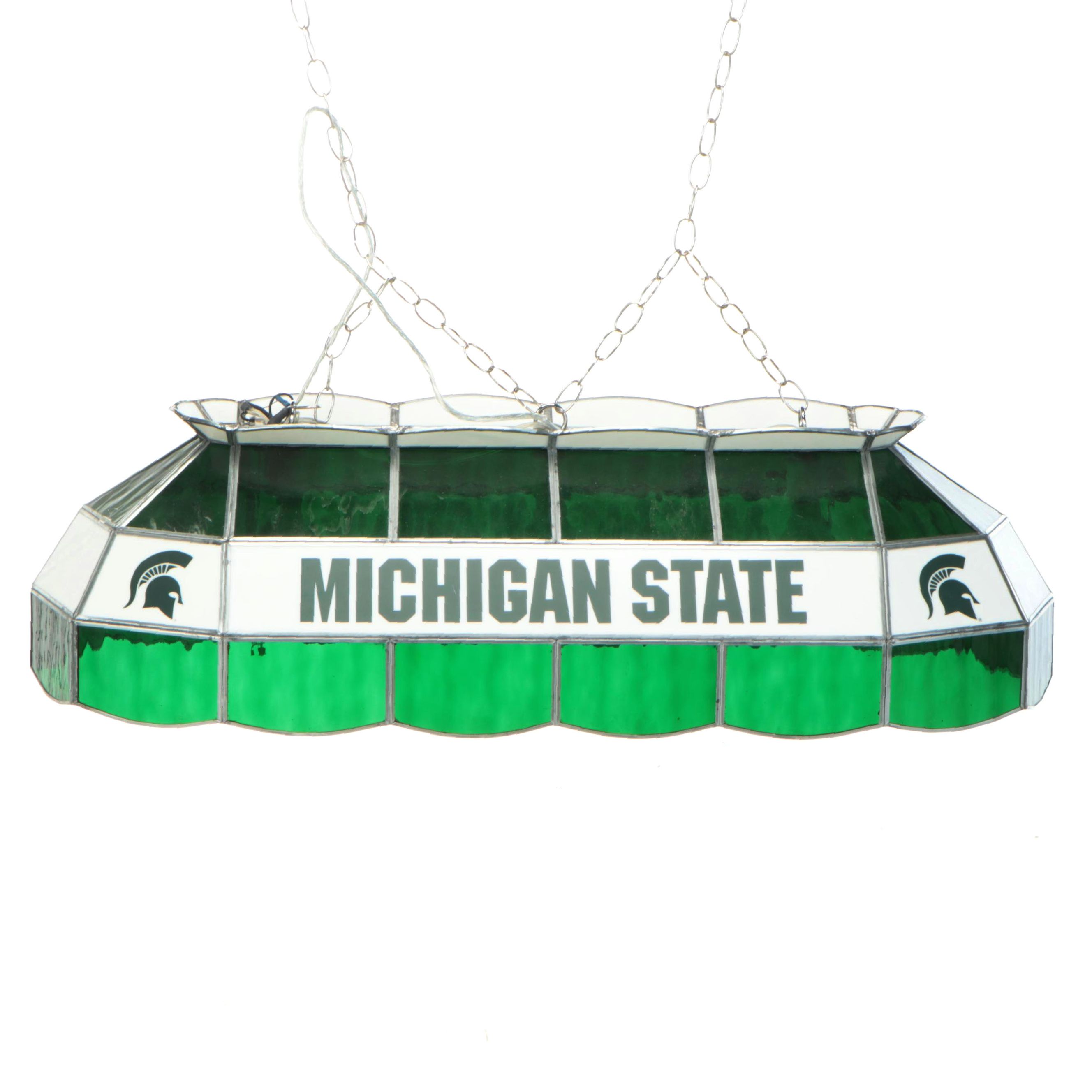 Michigan State Spartans Novelty Billiards Table Pendant Light