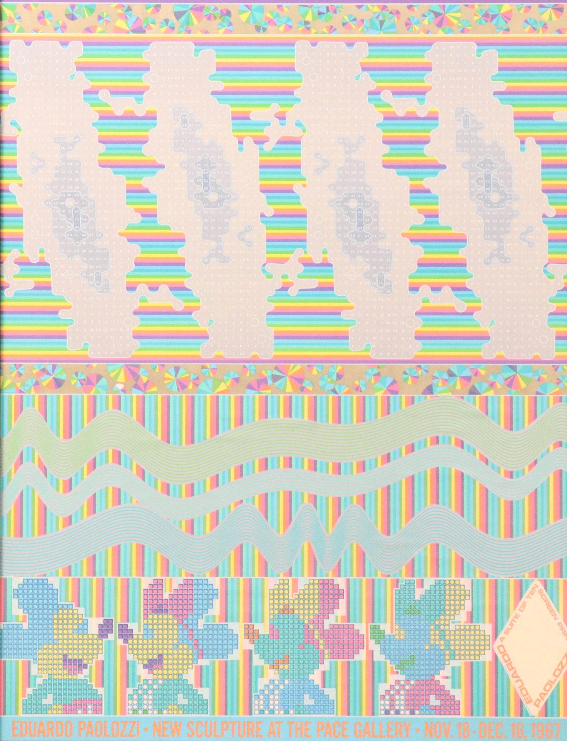 Eduardo Paolozzi Exhibition Poster "Universal Electronic Vacuum," 1967