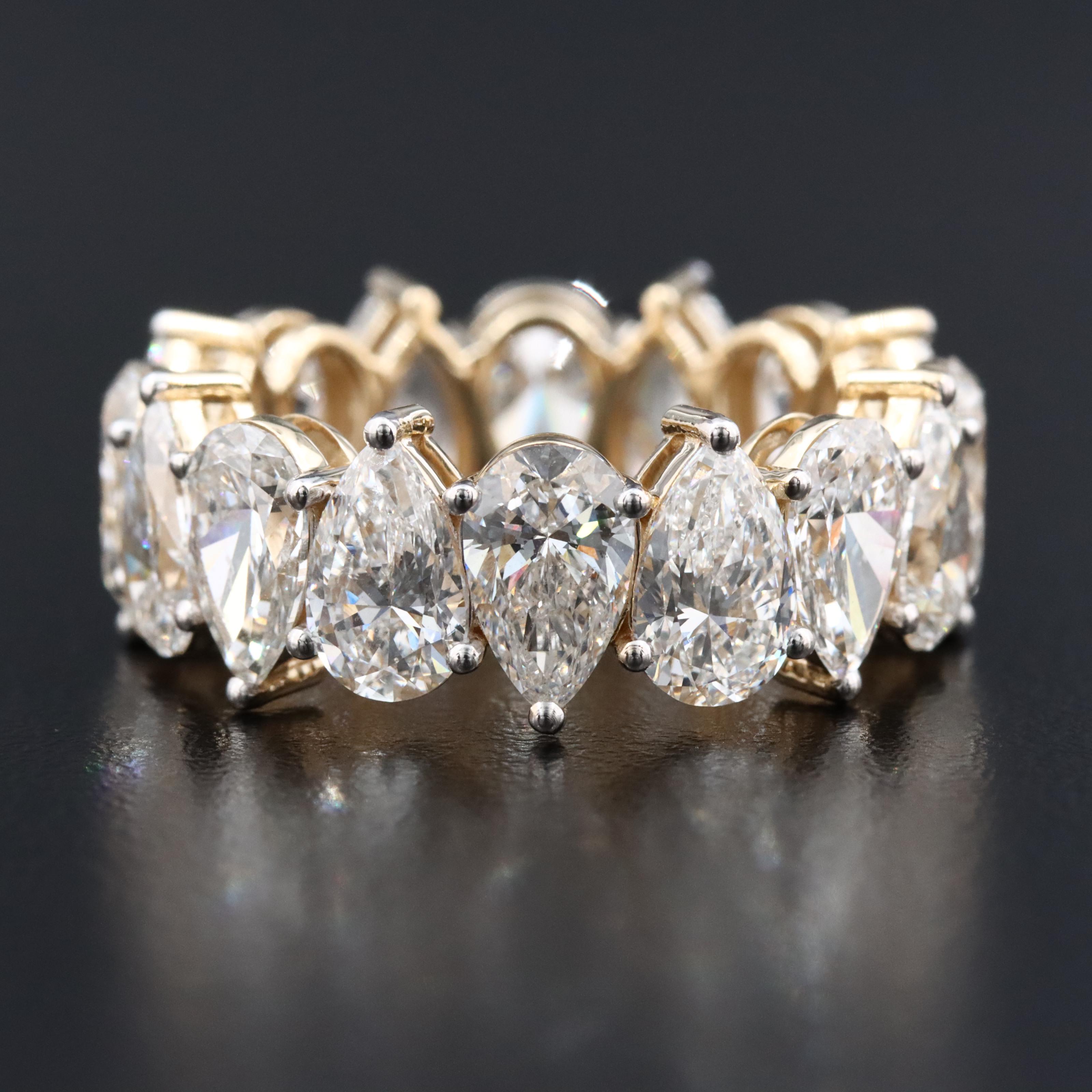 14K 10.18 CTW Lab Grown Diamond Eternity Band