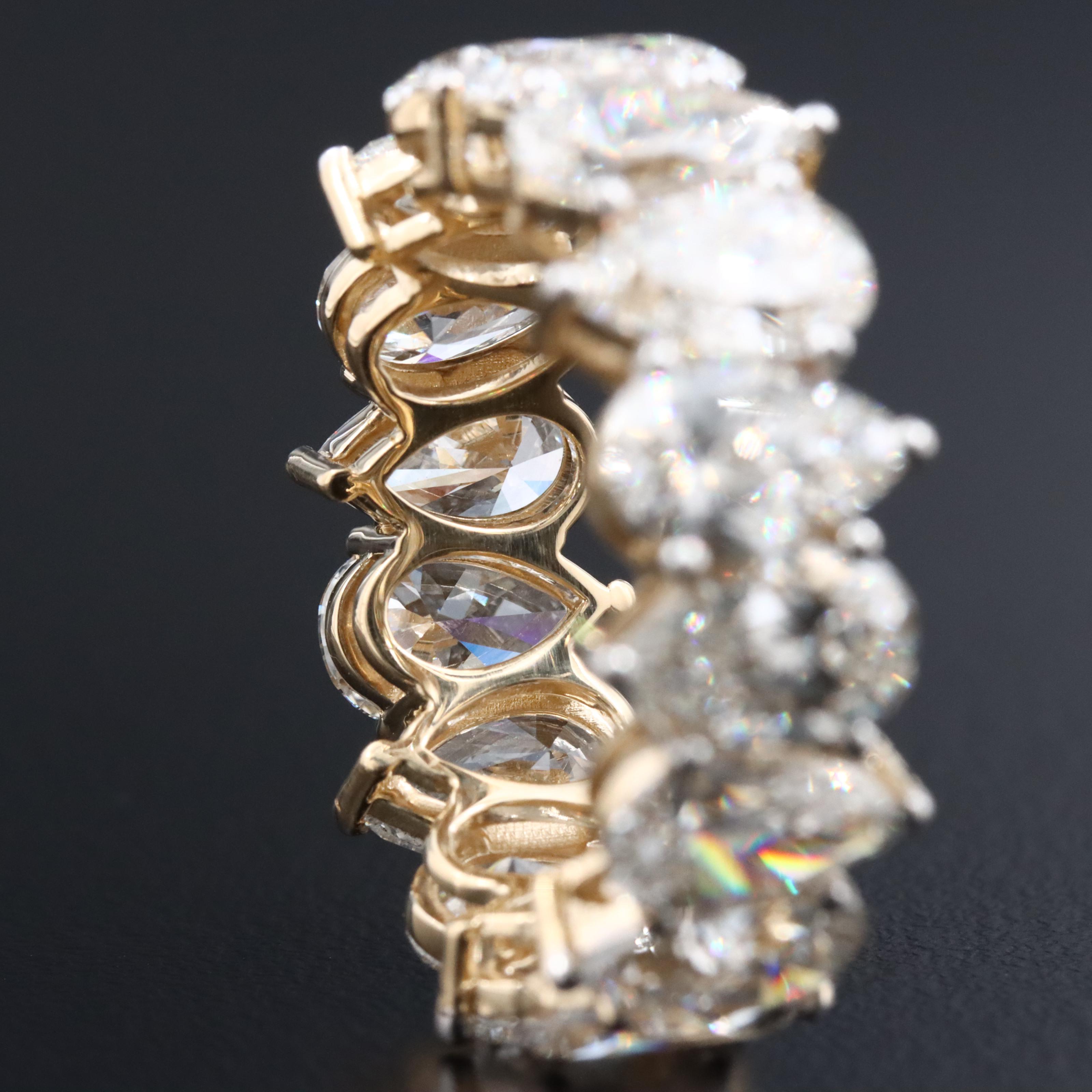 14K 10.18 CTW Lab Grown Diamond Eternity Band