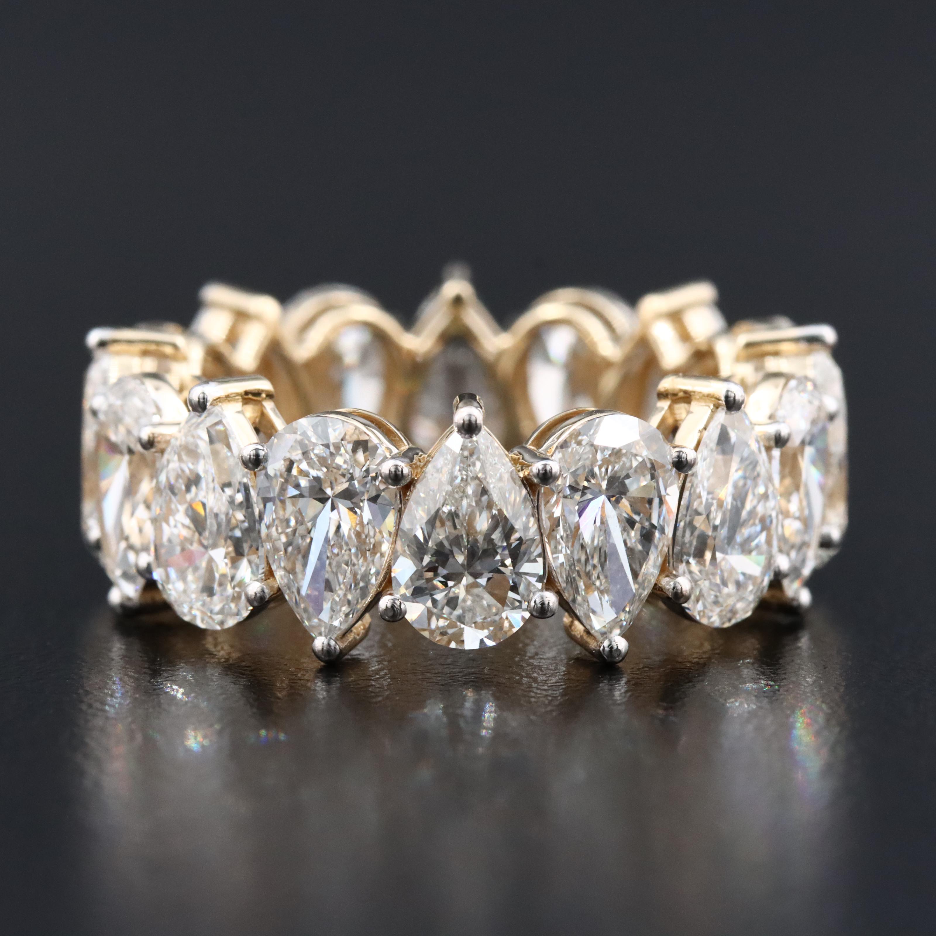 14K 10.18 CTW Lab Grown Diamond Eternity Band