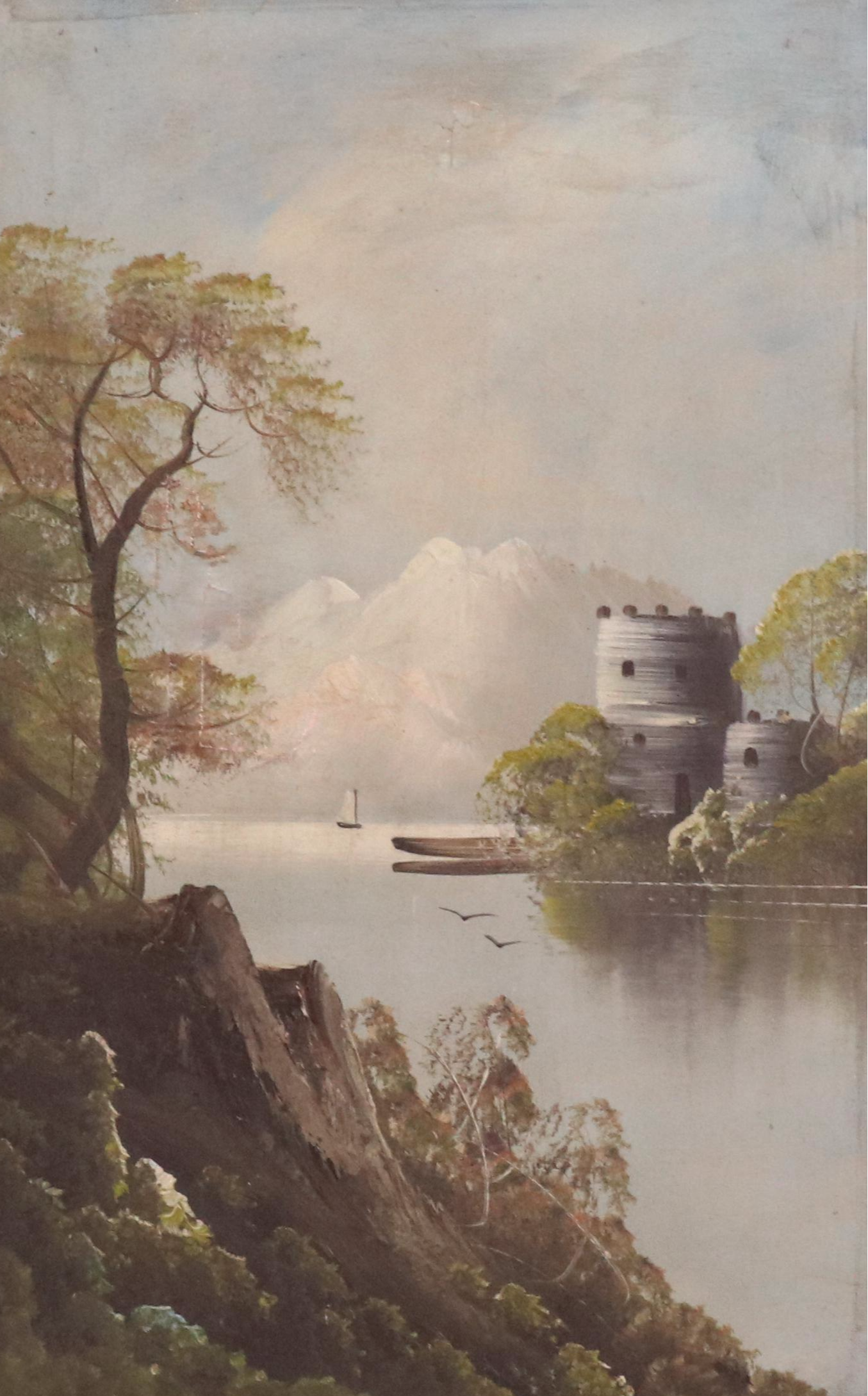 European School Landscape Oil Paintings, Early 20th Century