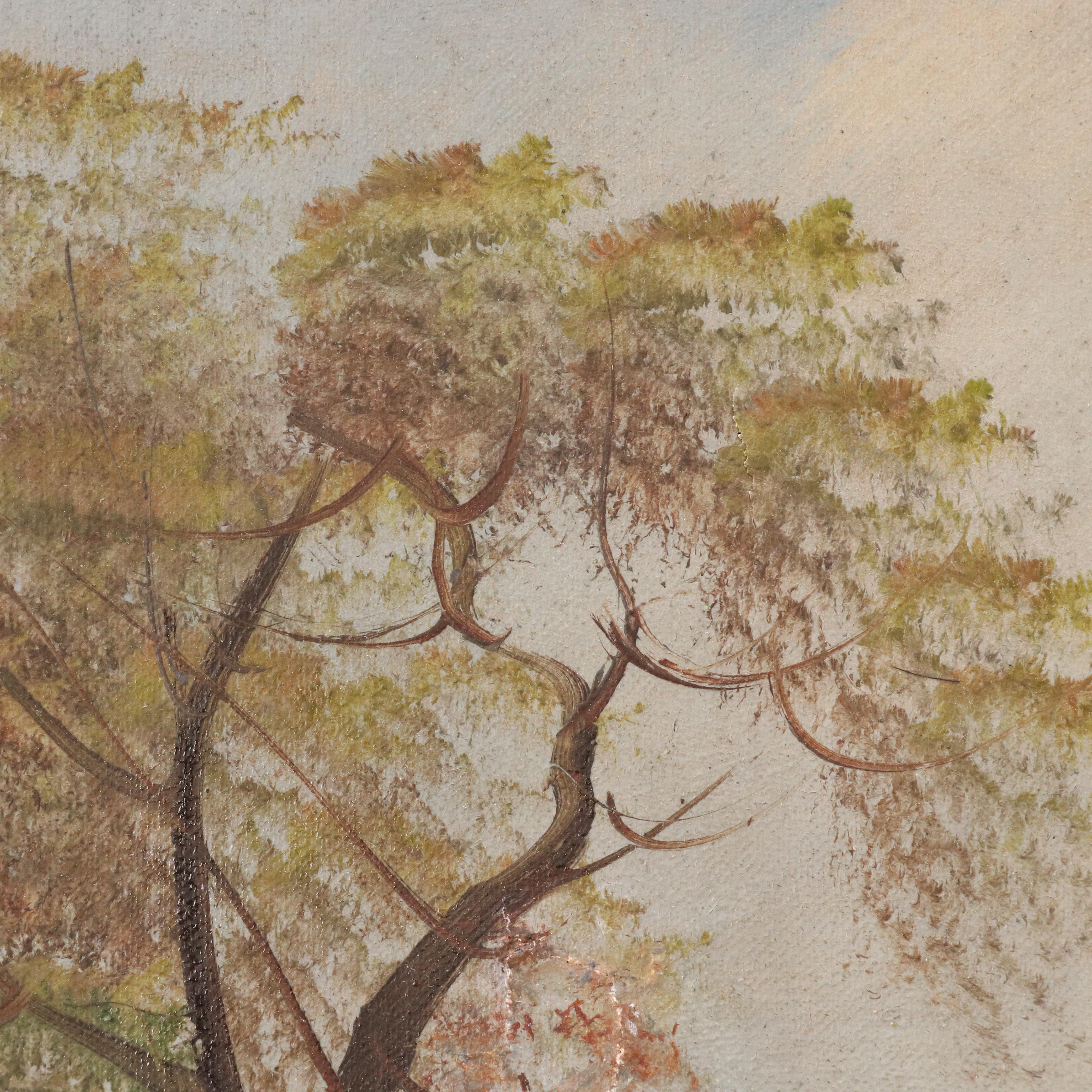 European School Landscape Oil Paintings, Early 20th Century