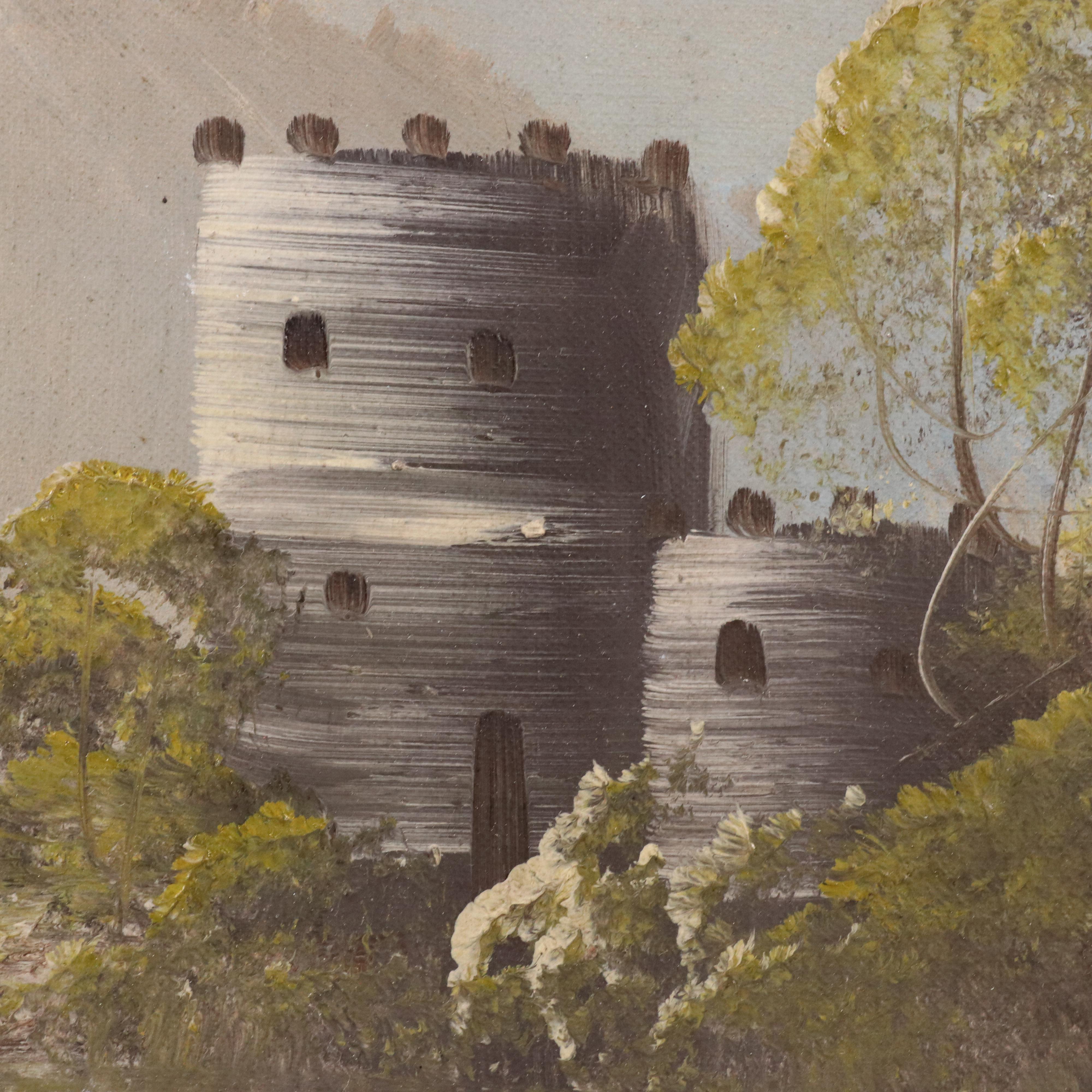 European School Landscape Oil Paintings, Early 20th Century