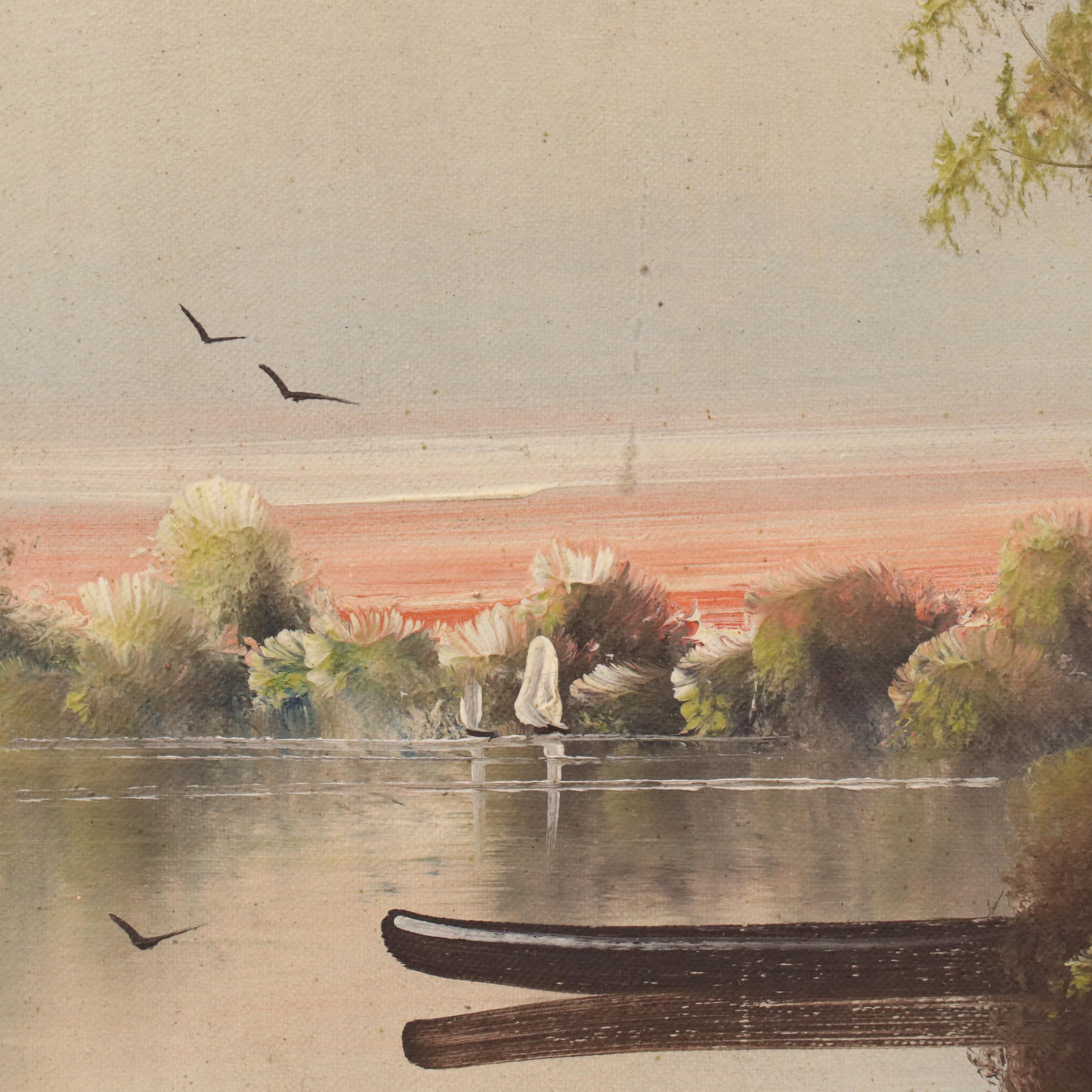 European School Landscape Oil Paintings, Early 20th Century