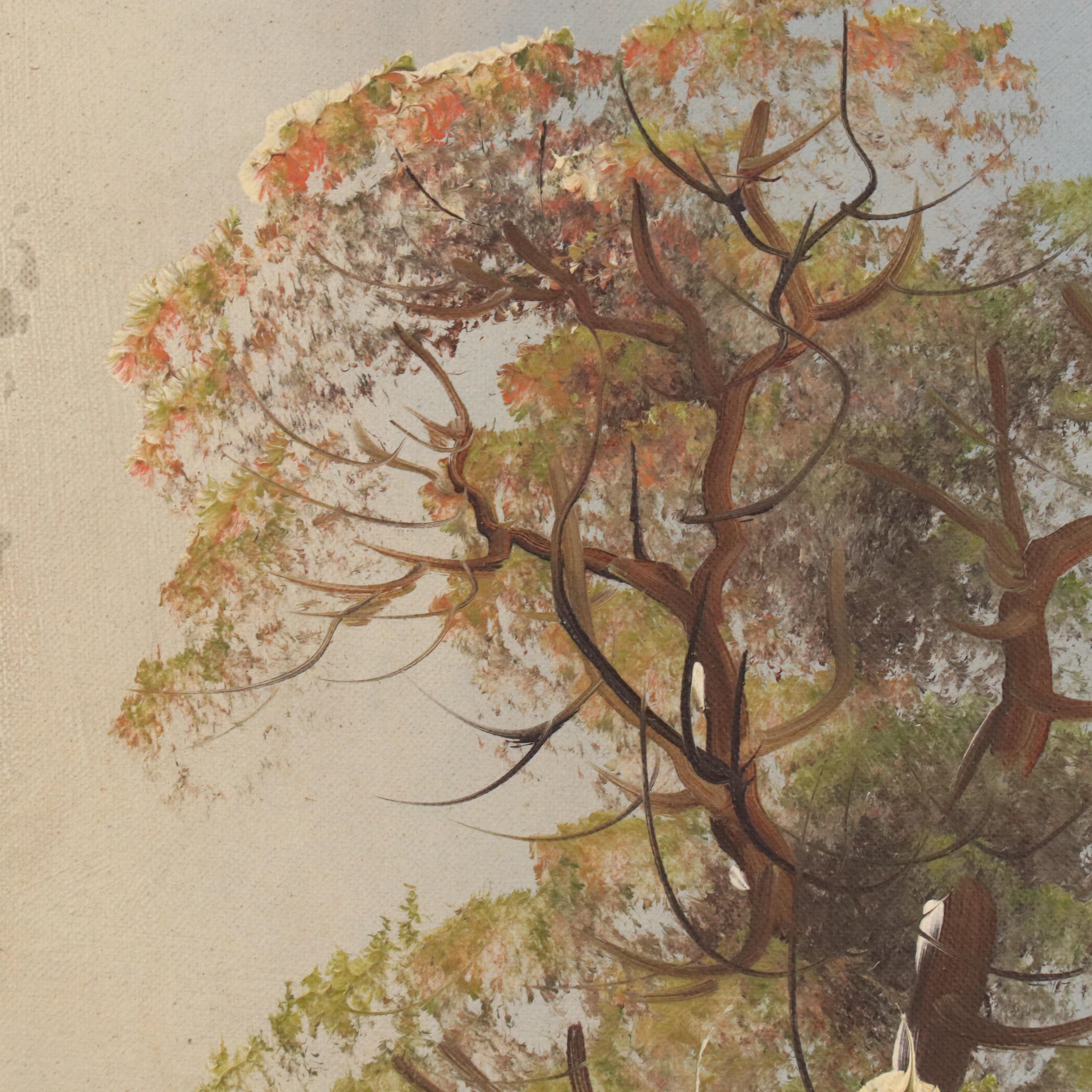 European School Landscape Oil Paintings, Early 20th Century