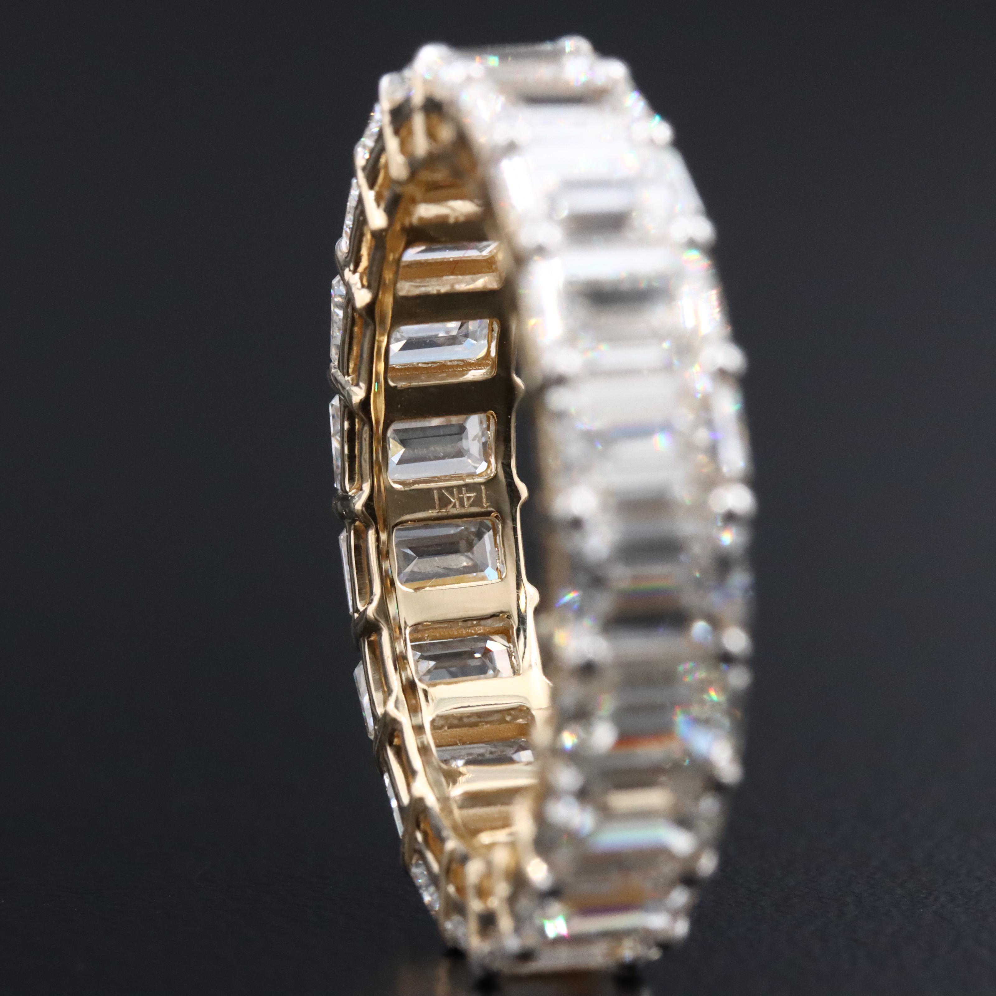 14K 5.98 CTW Lab Grown Diamond Eternity Band