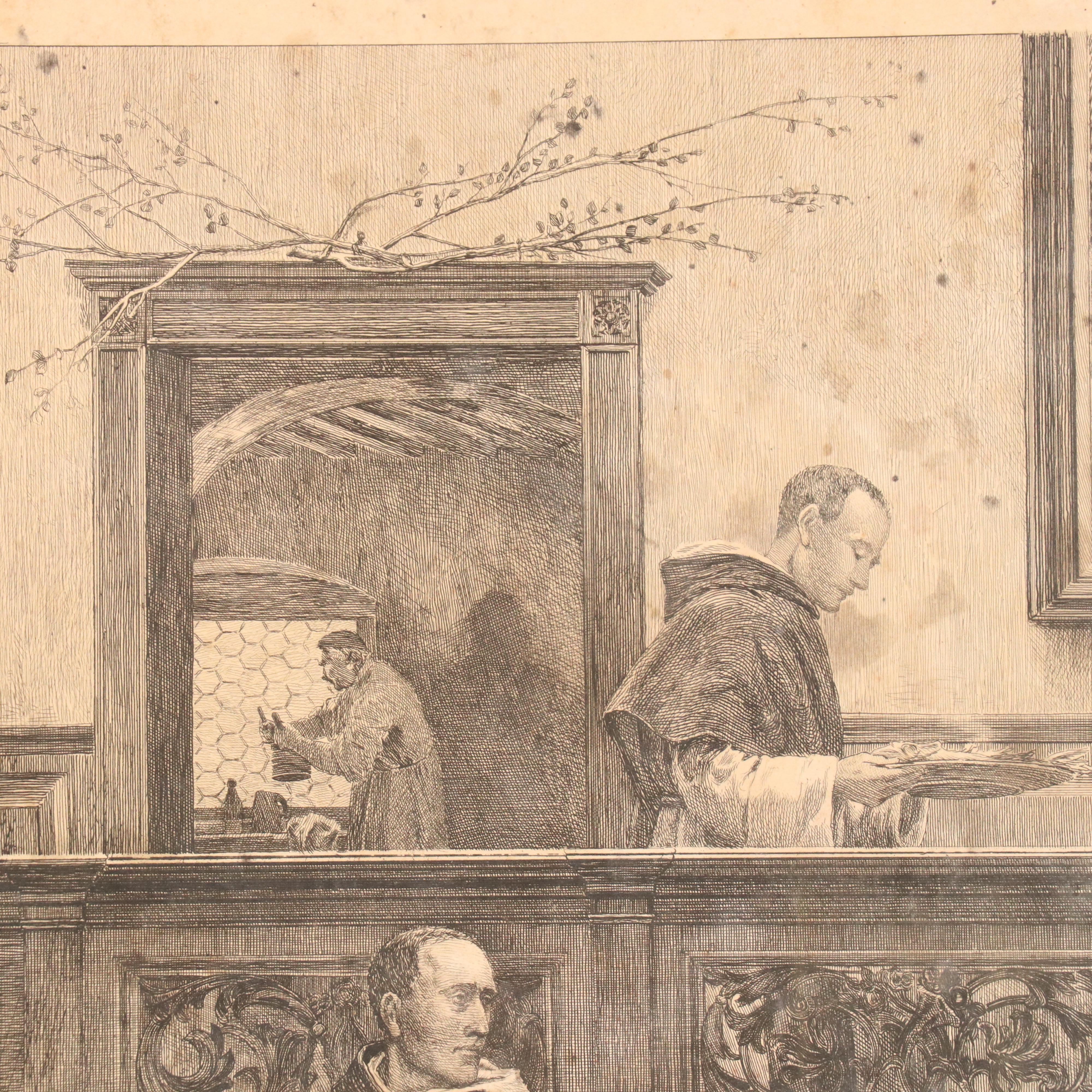 W. H. Boucher Engraving After Walter Dendy Sadler "Friday," 1901