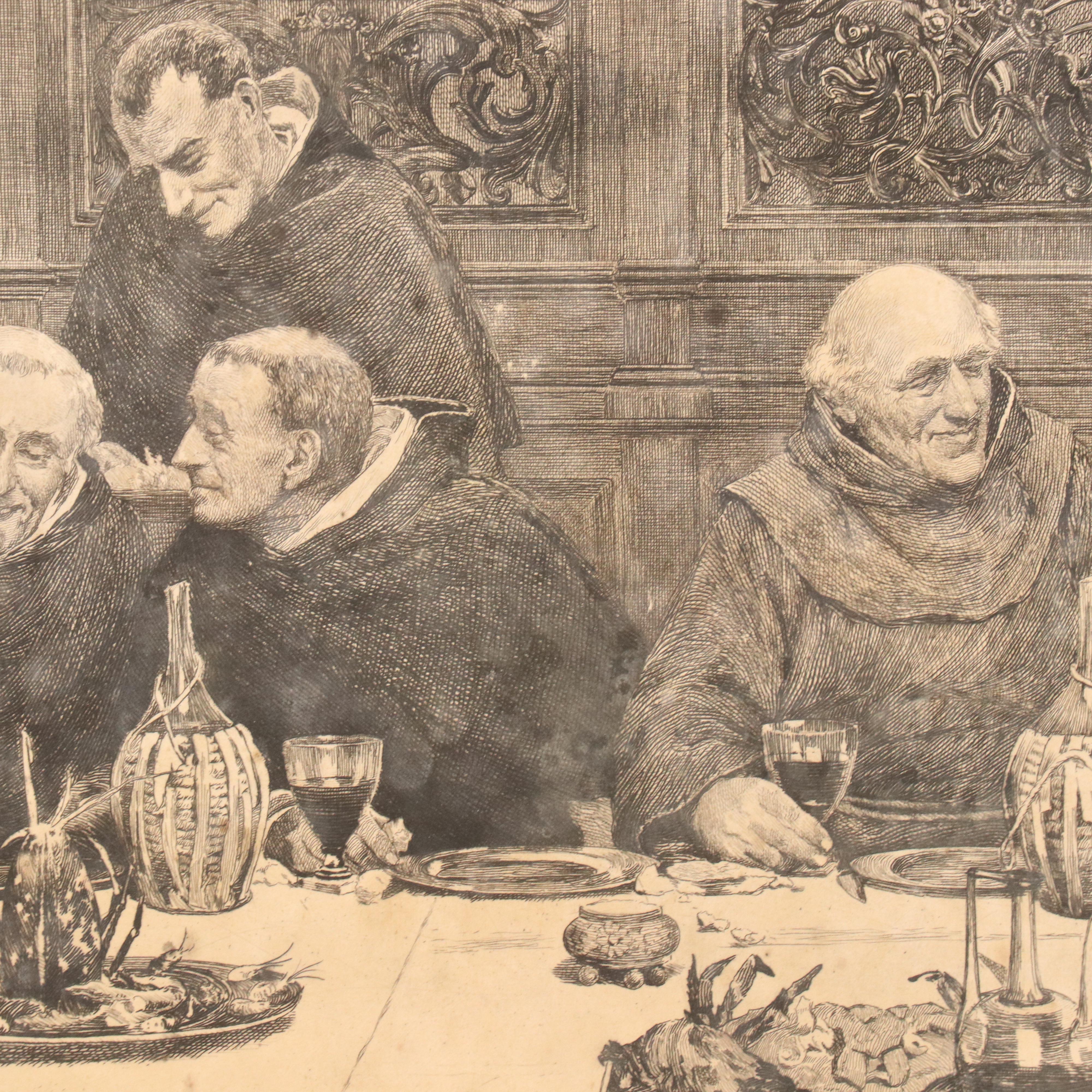 W. H. Boucher Engraving After Walter Dendy Sadler "Friday," 1901