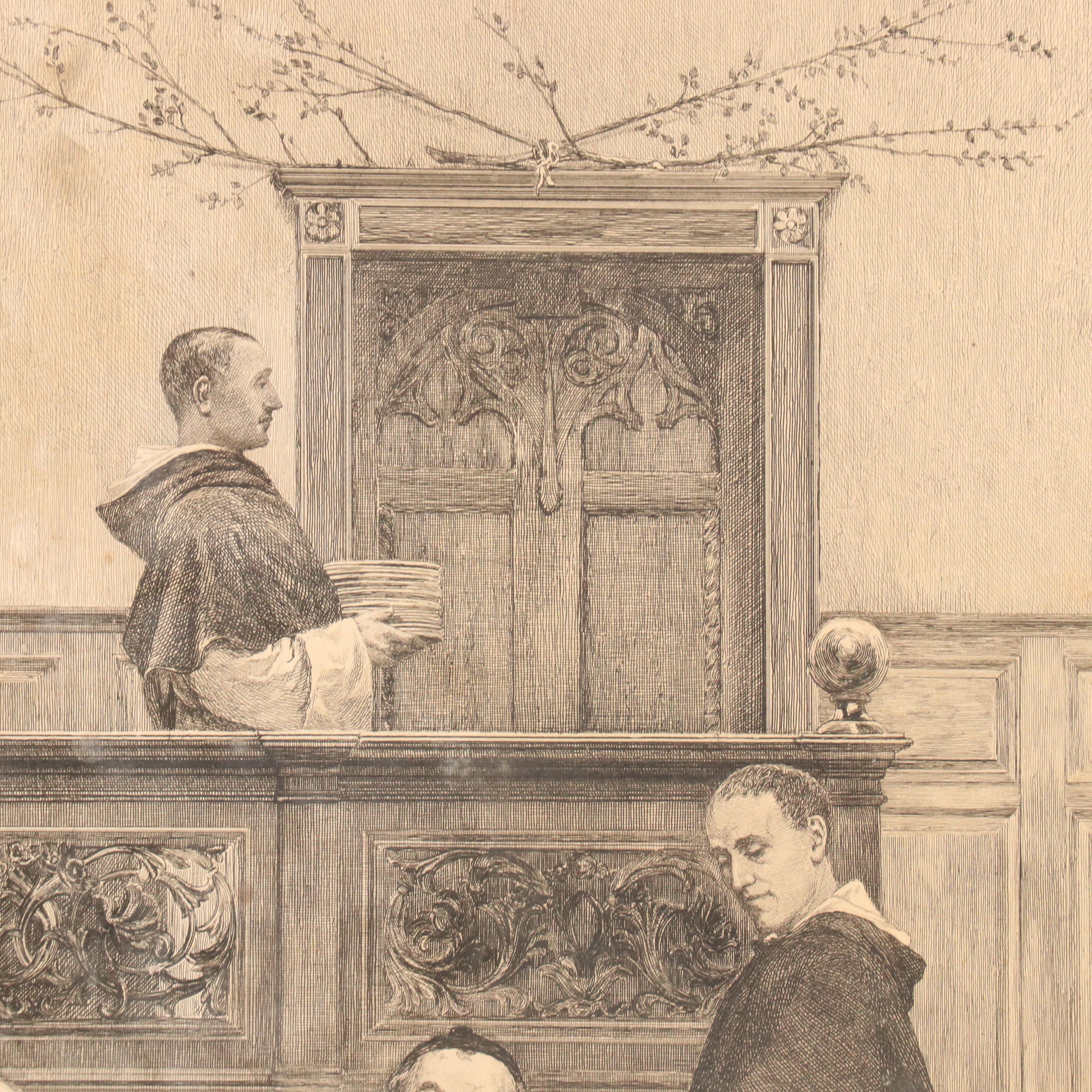 W. H. Boucher Engraving After Walter Dendy Sadler "Friday," 1901