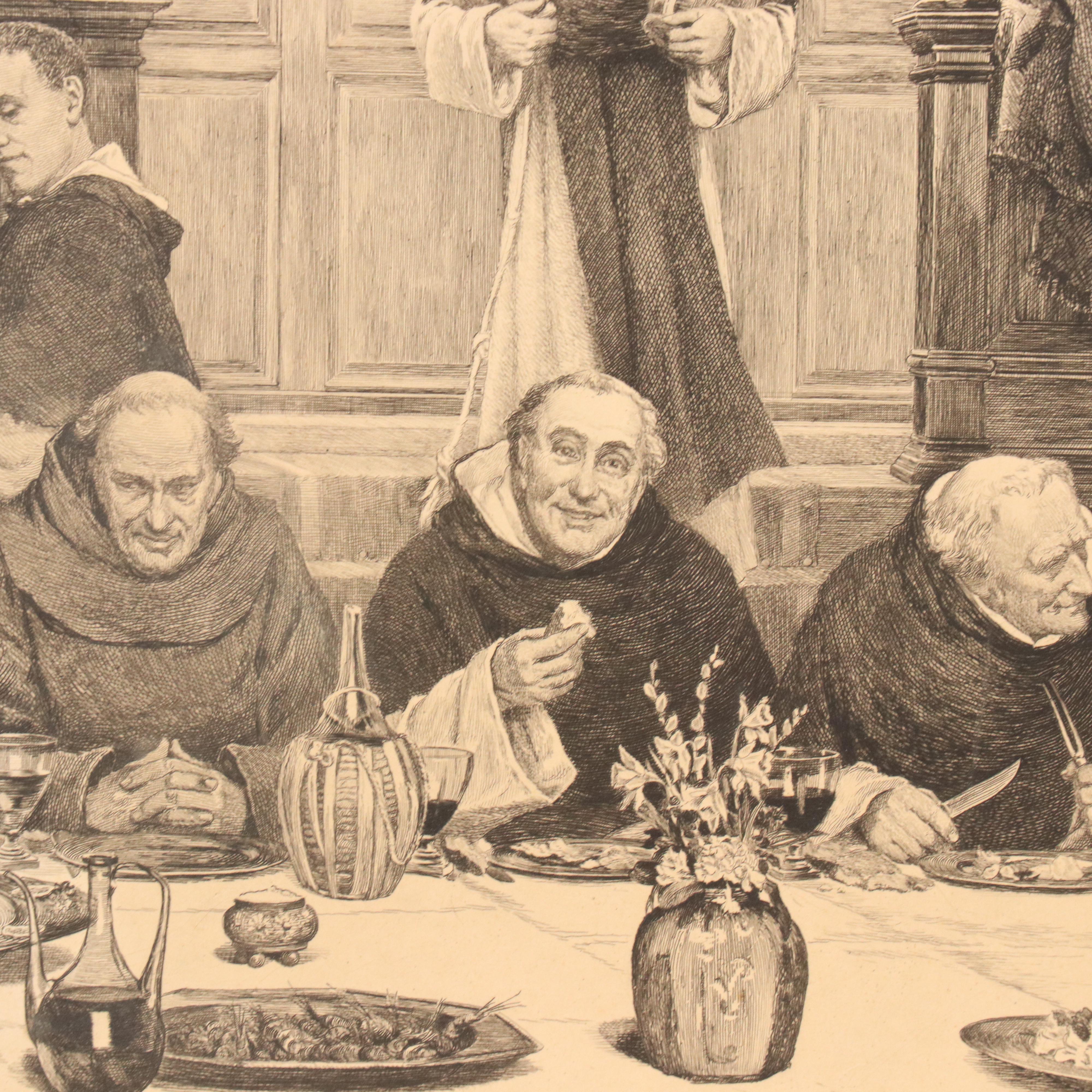 W. H. Boucher Engraving After Walter Dendy Sadler "Friday," 1901