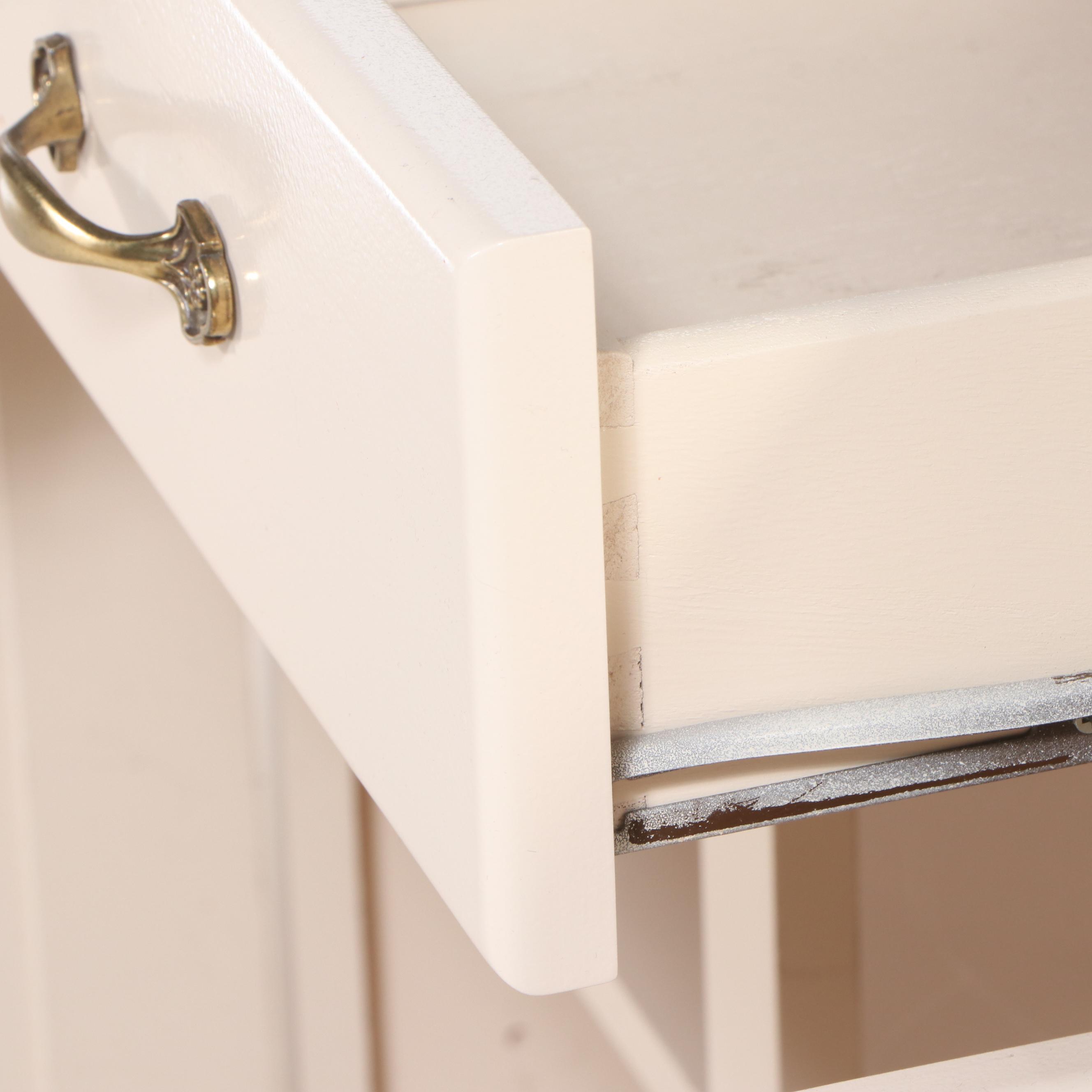 Woodcraft Furniture Painted Wood China Cabinet