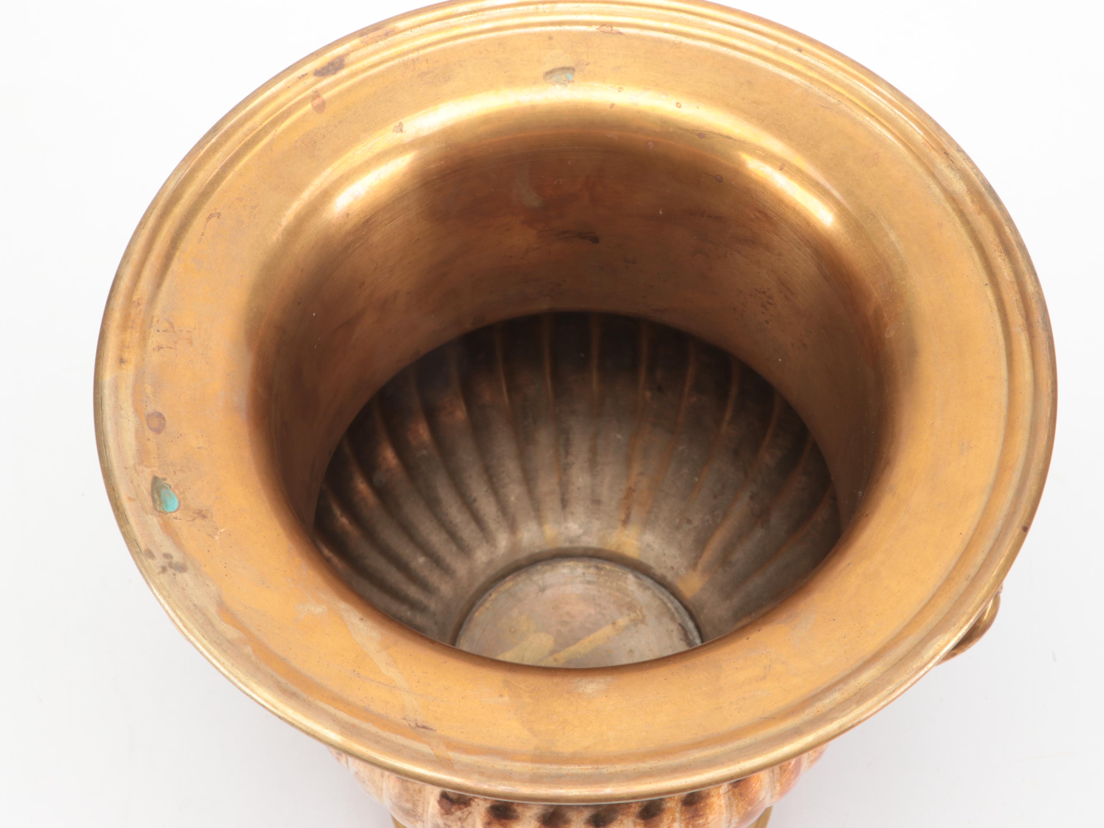 International Silver Co. Plated Stemware with Gilt Centerpiece Bowl and Planter