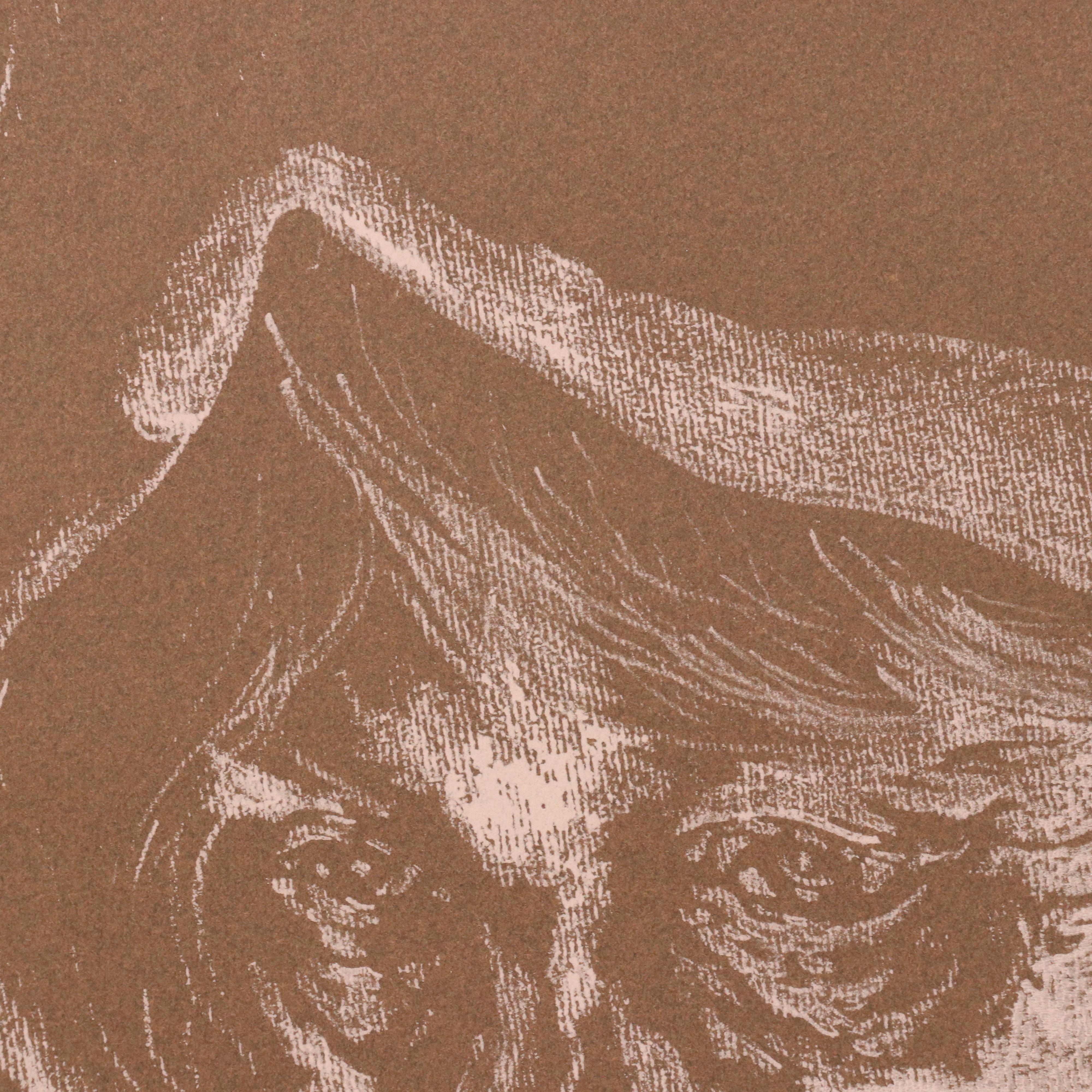 Jack Beal Portrait Serigraph "Colonist," 1977