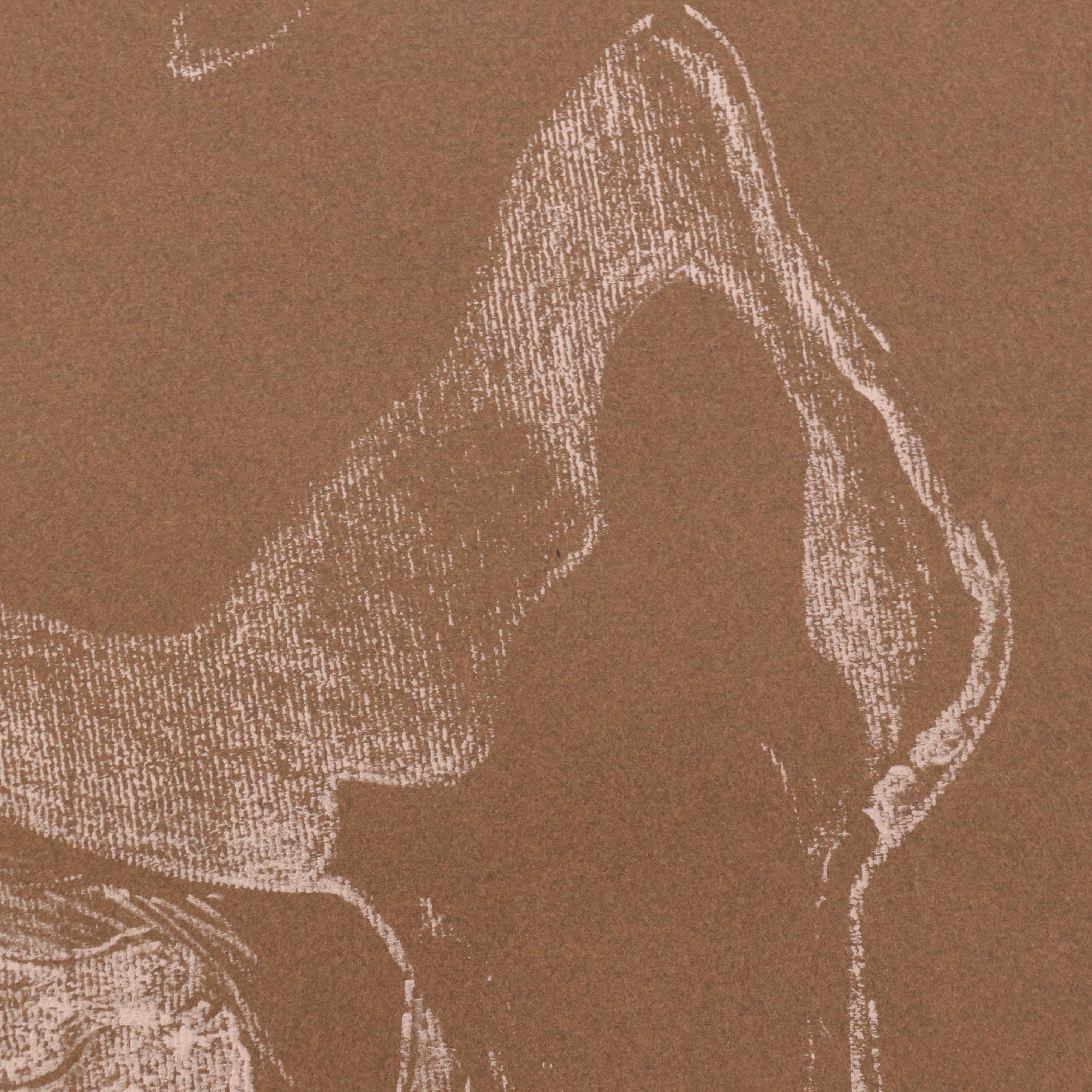 Jack Beal Portrait Serigraph "Colonist," 1977