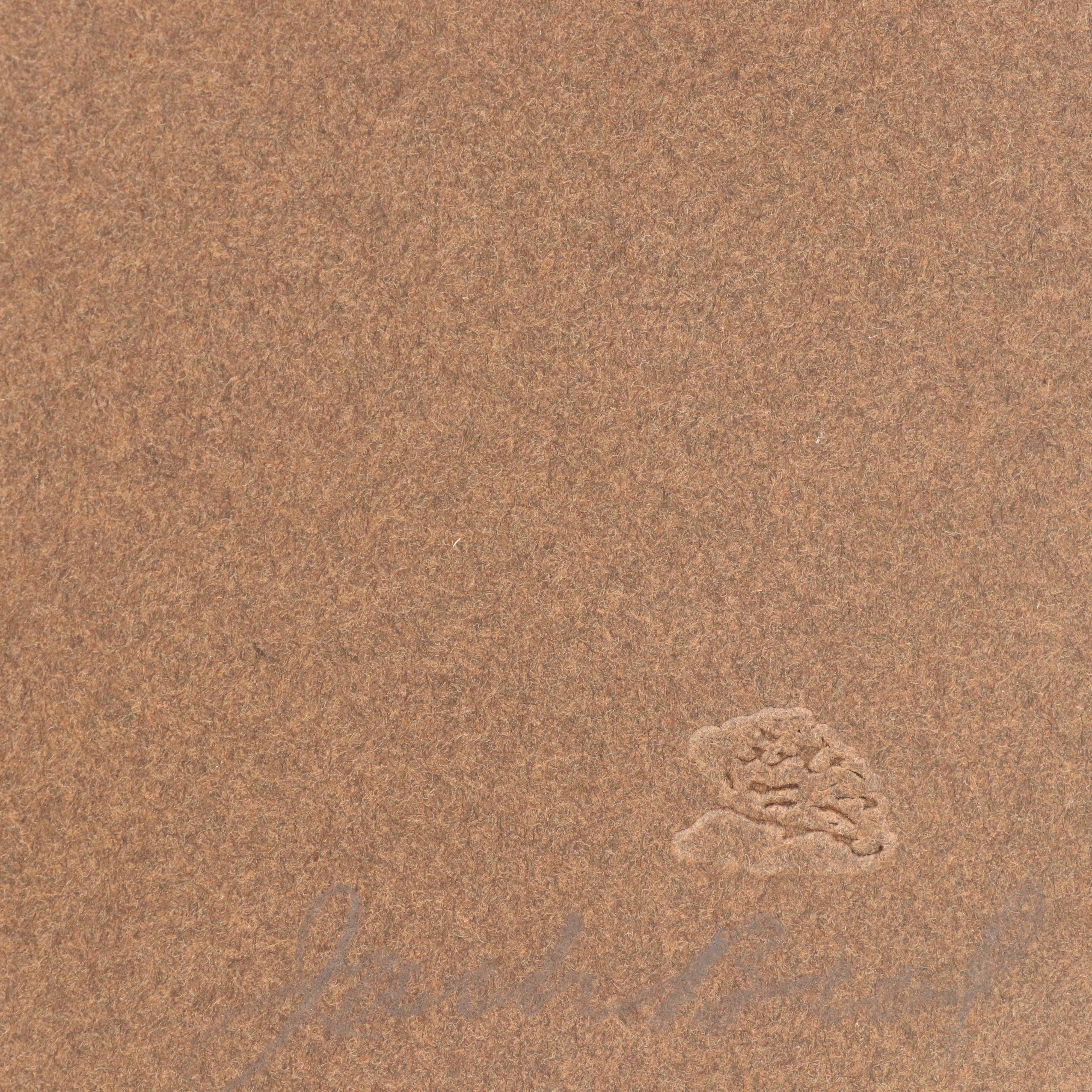 Jack Beal Portrait Serigraph "Colonist," 1977