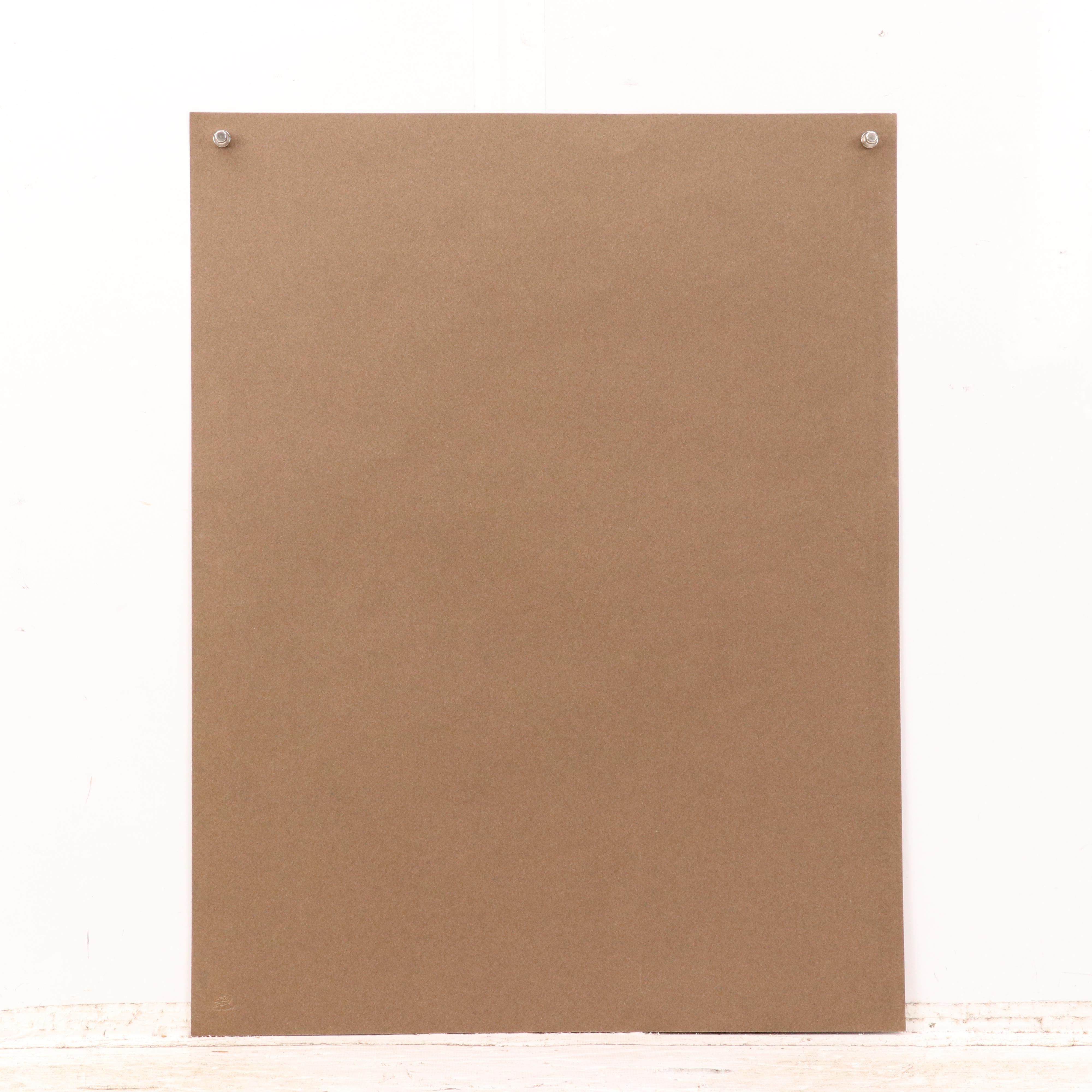 Jack Beal Portrait Serigraph "Colonist," 1977