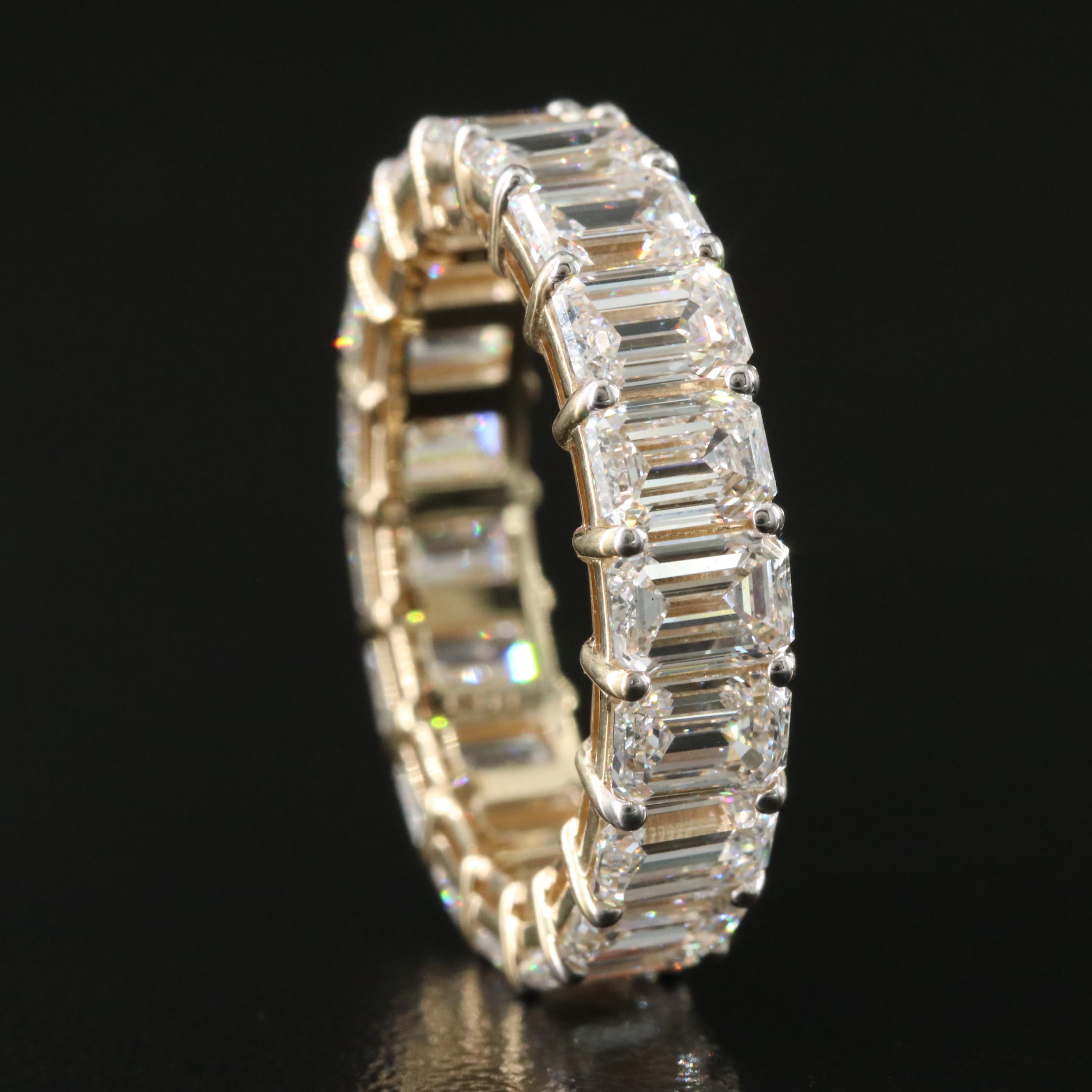 14K 6.53 CTW Lab Grown Diamond Eternity Band
