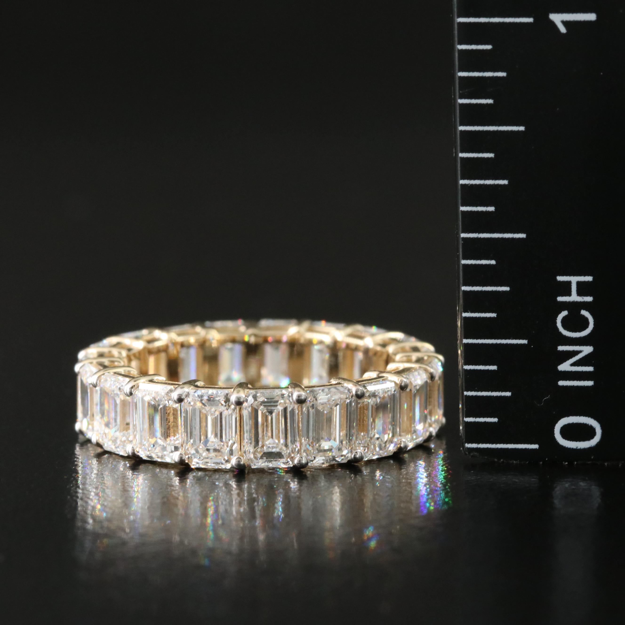 14K 6.53 CTW Lab Grown Diamond Eternity Band