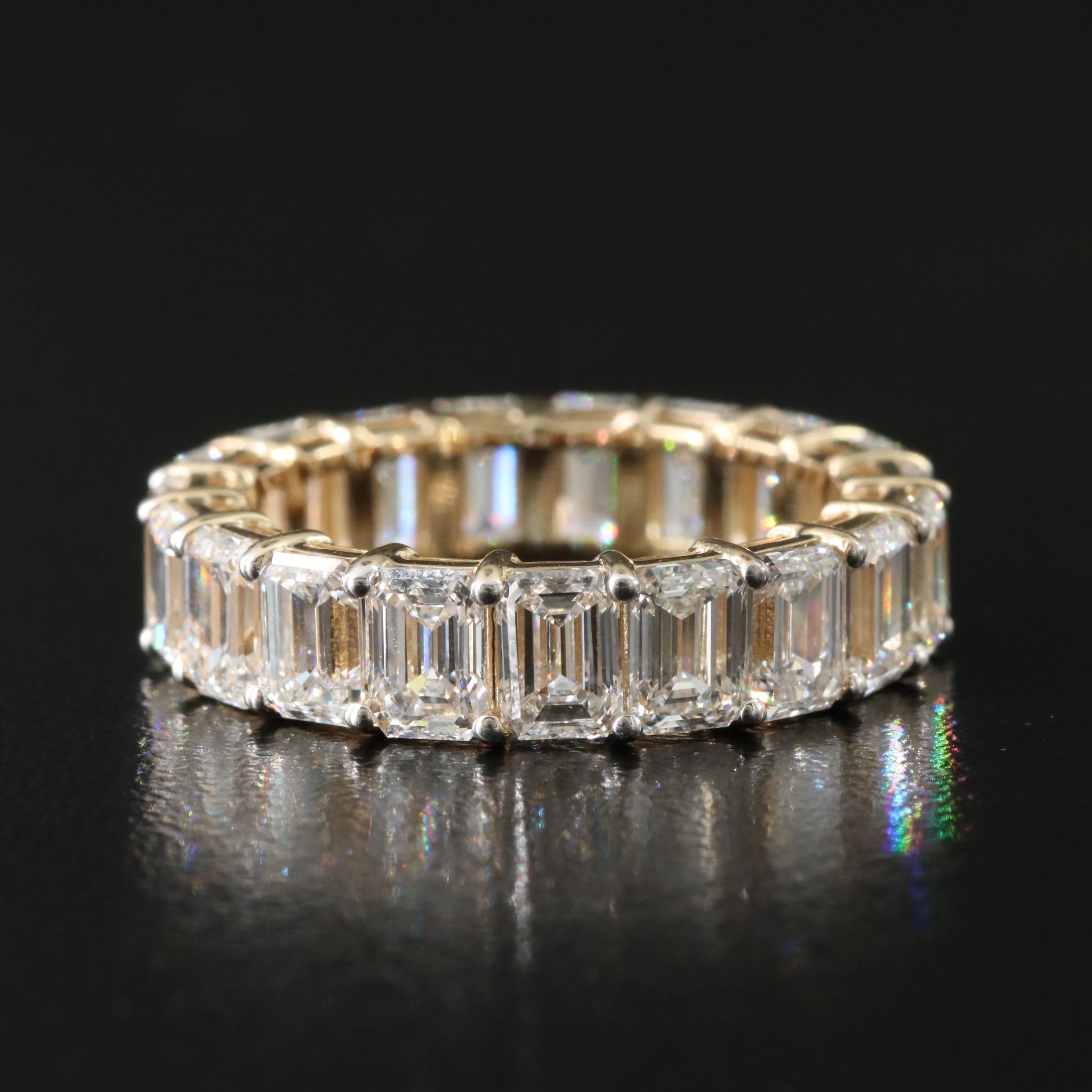 14K 6.53 CTW Lab Grown Diamond Eternity Band