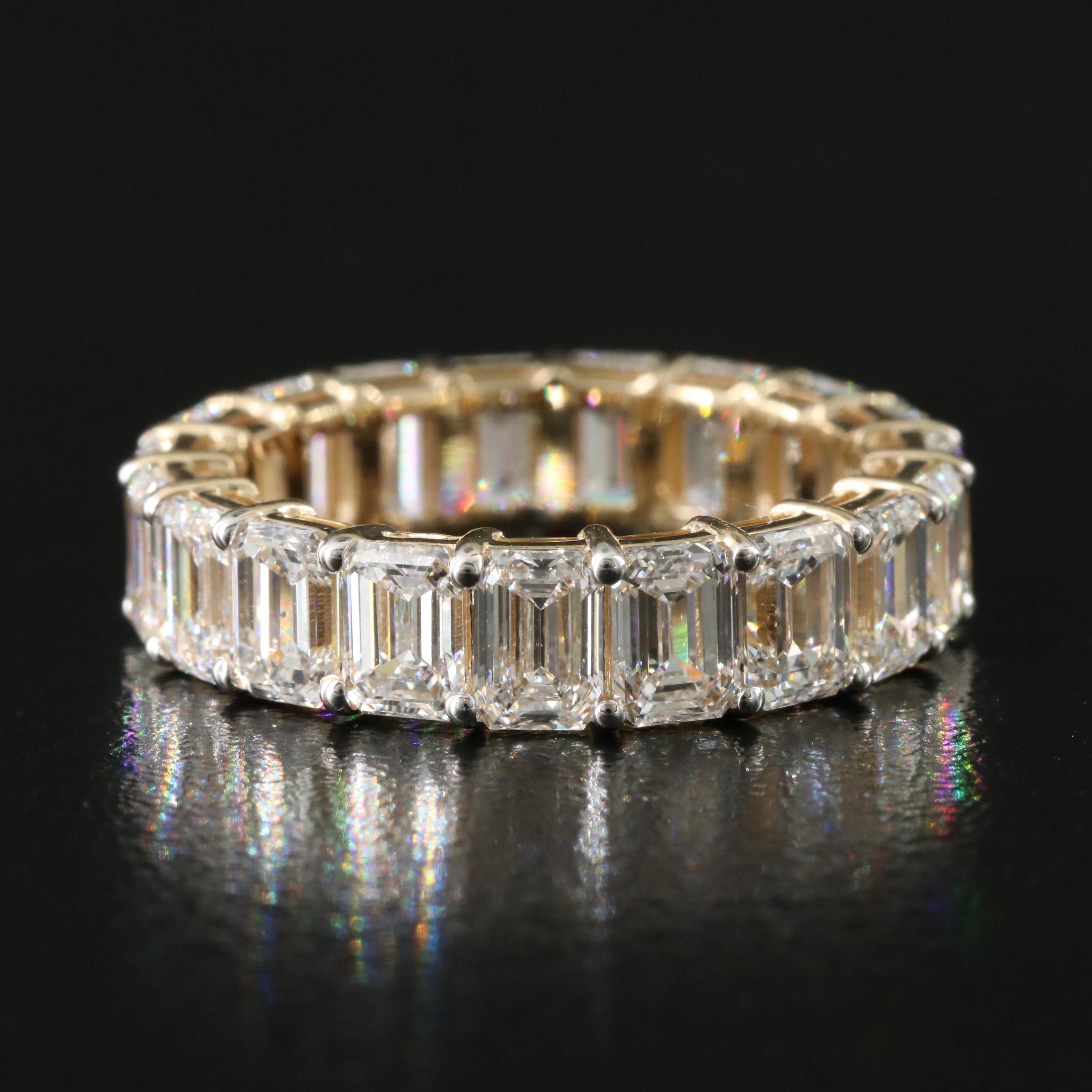 14K 6.53 CTW Lab Grown Diamond Eternity Band