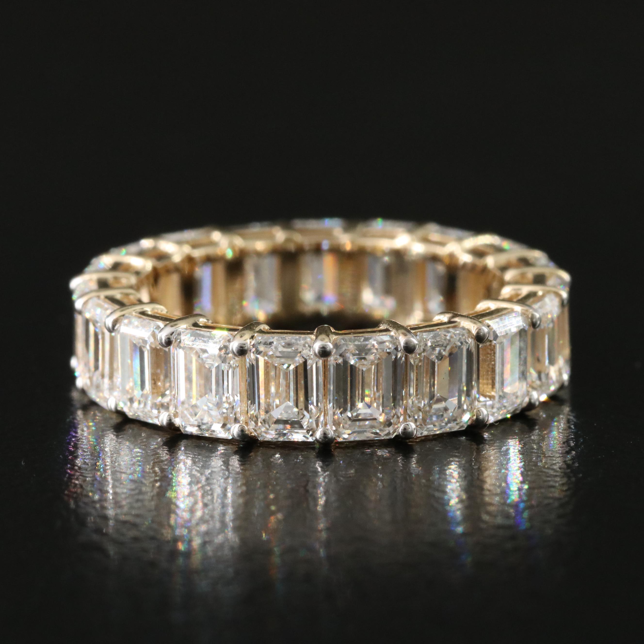 14K 6.53 CTW Lab Grown Diamond Eternity Band