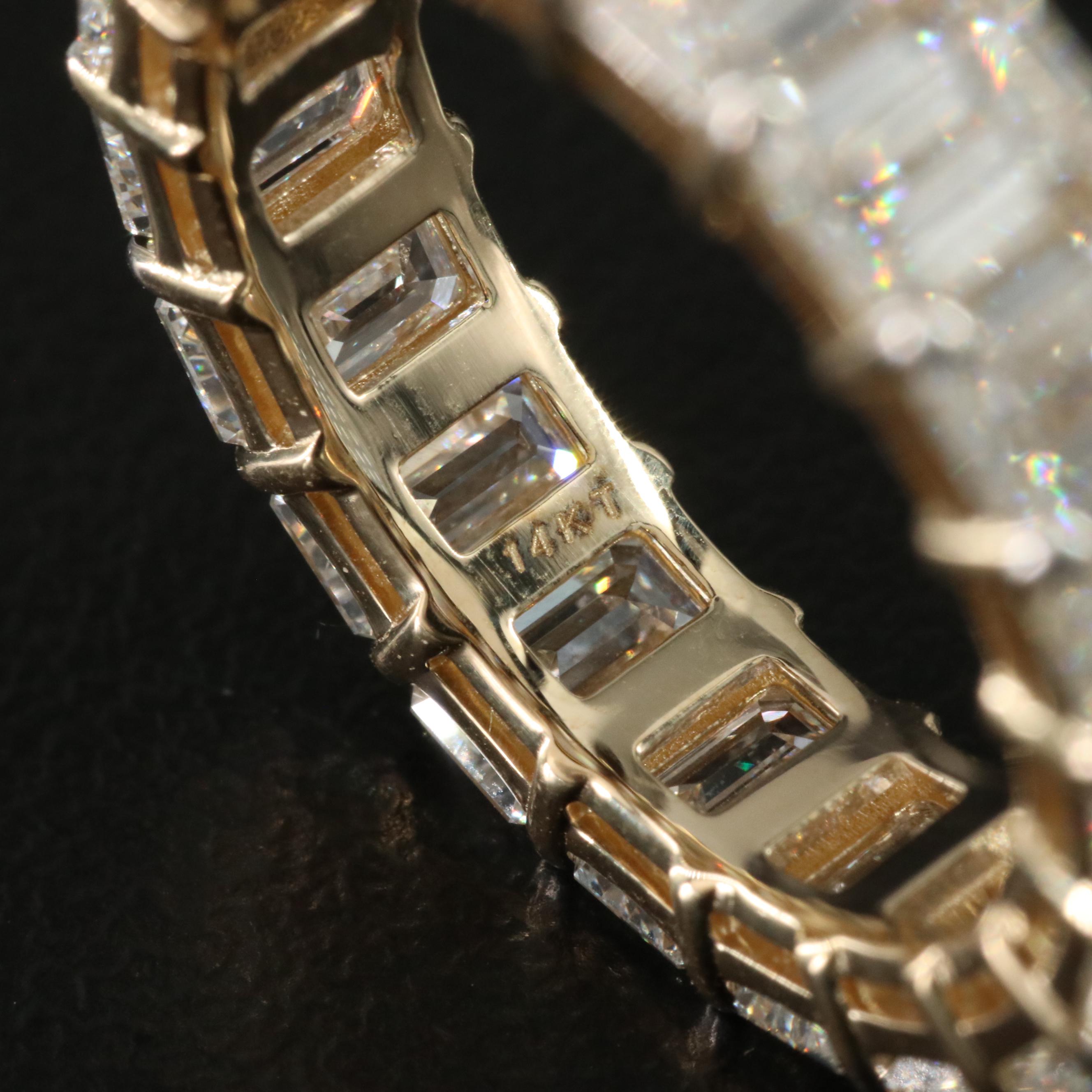 14K 6.53 CTW Lab Grown Diamond Eternity Band