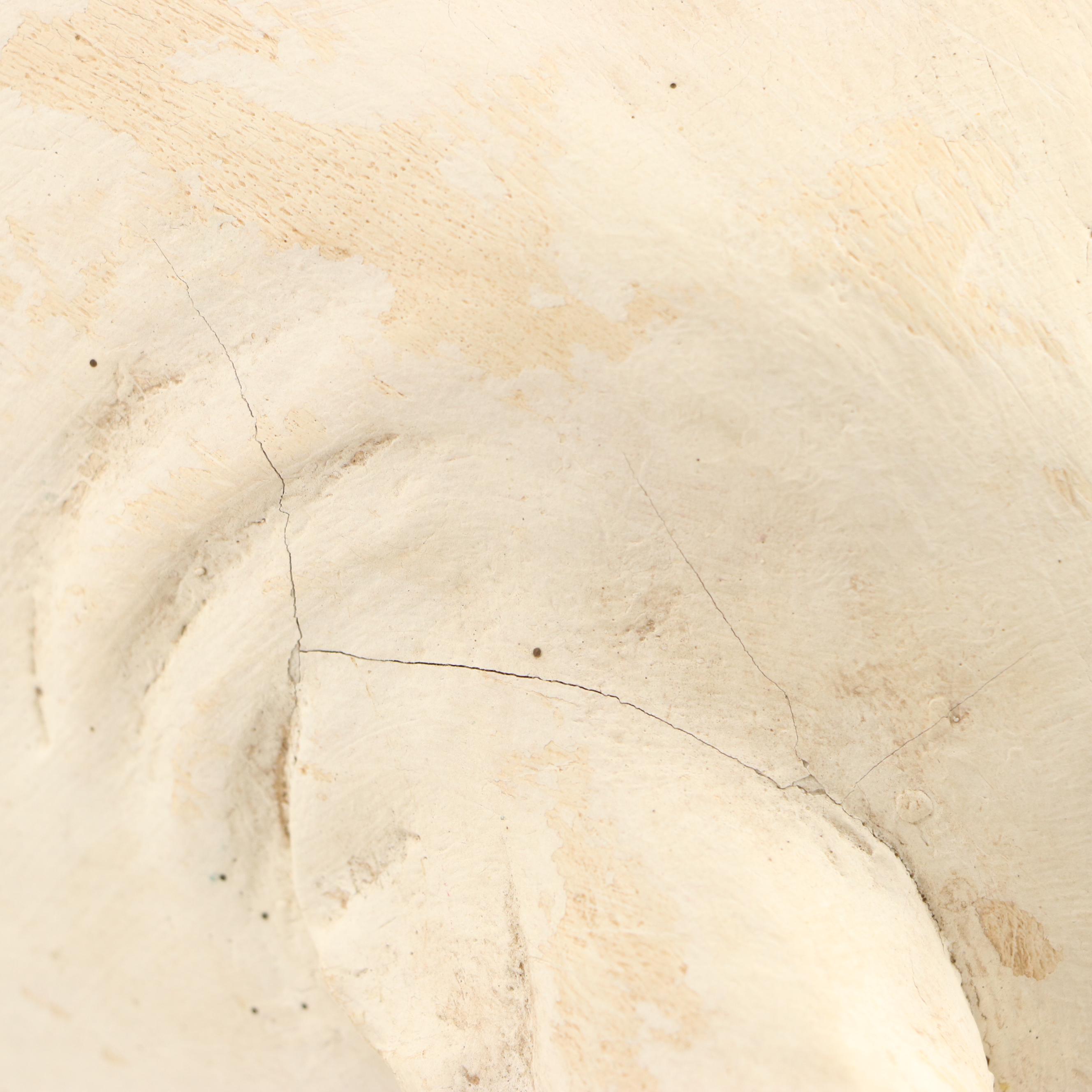 Folk Art Style Plaster Pig