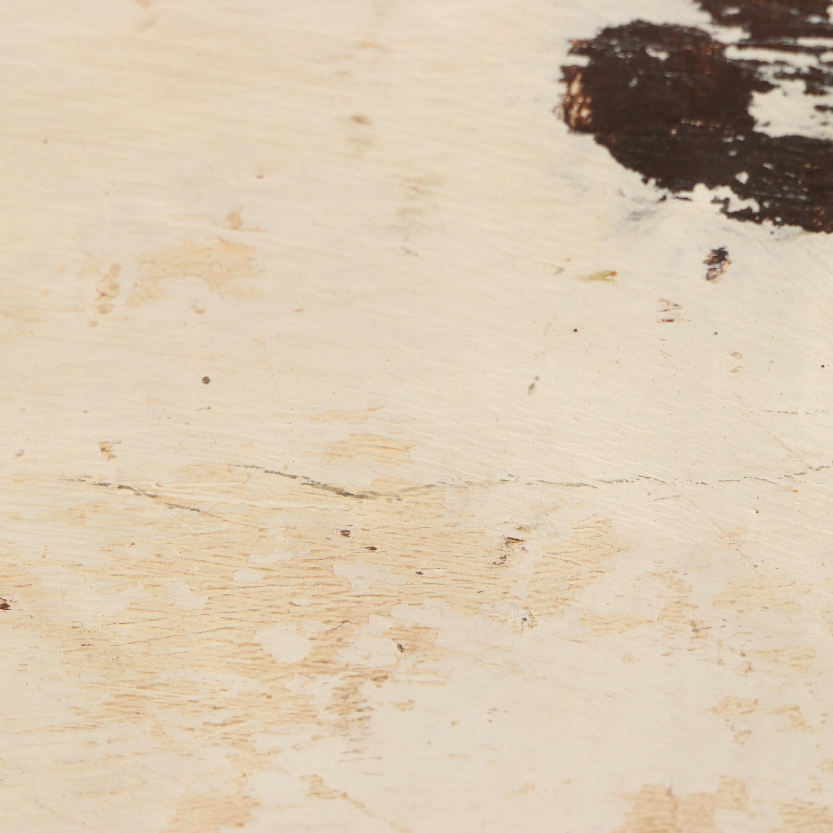 Folk Art Style Plaster Pig