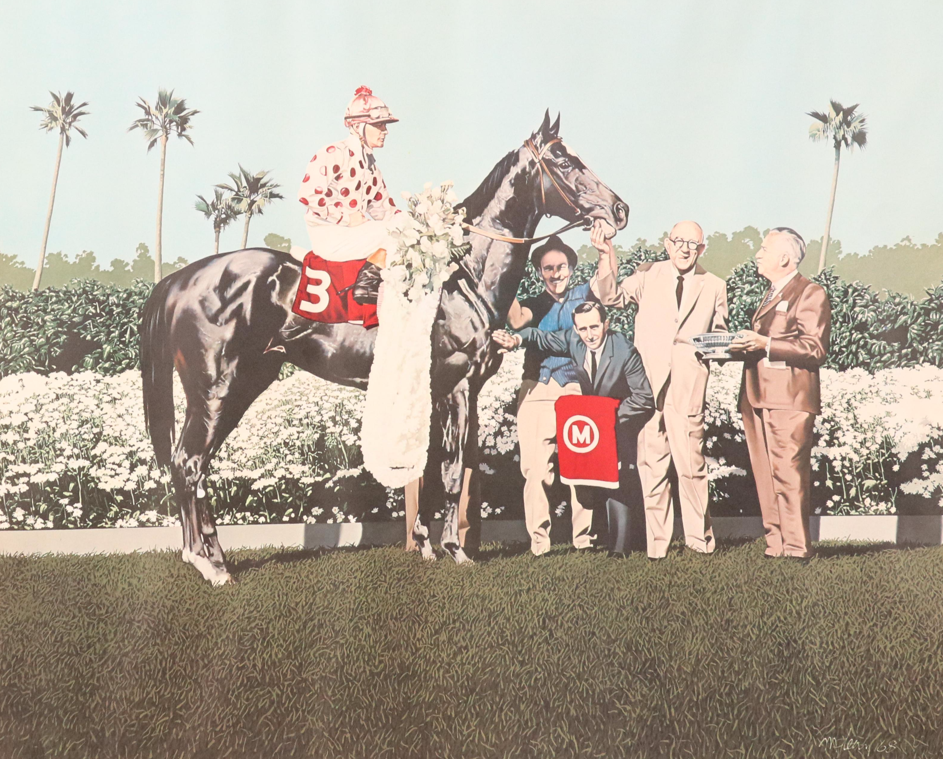 Richard McLean Offset Lithograph "Native Dancer," Circa 1968