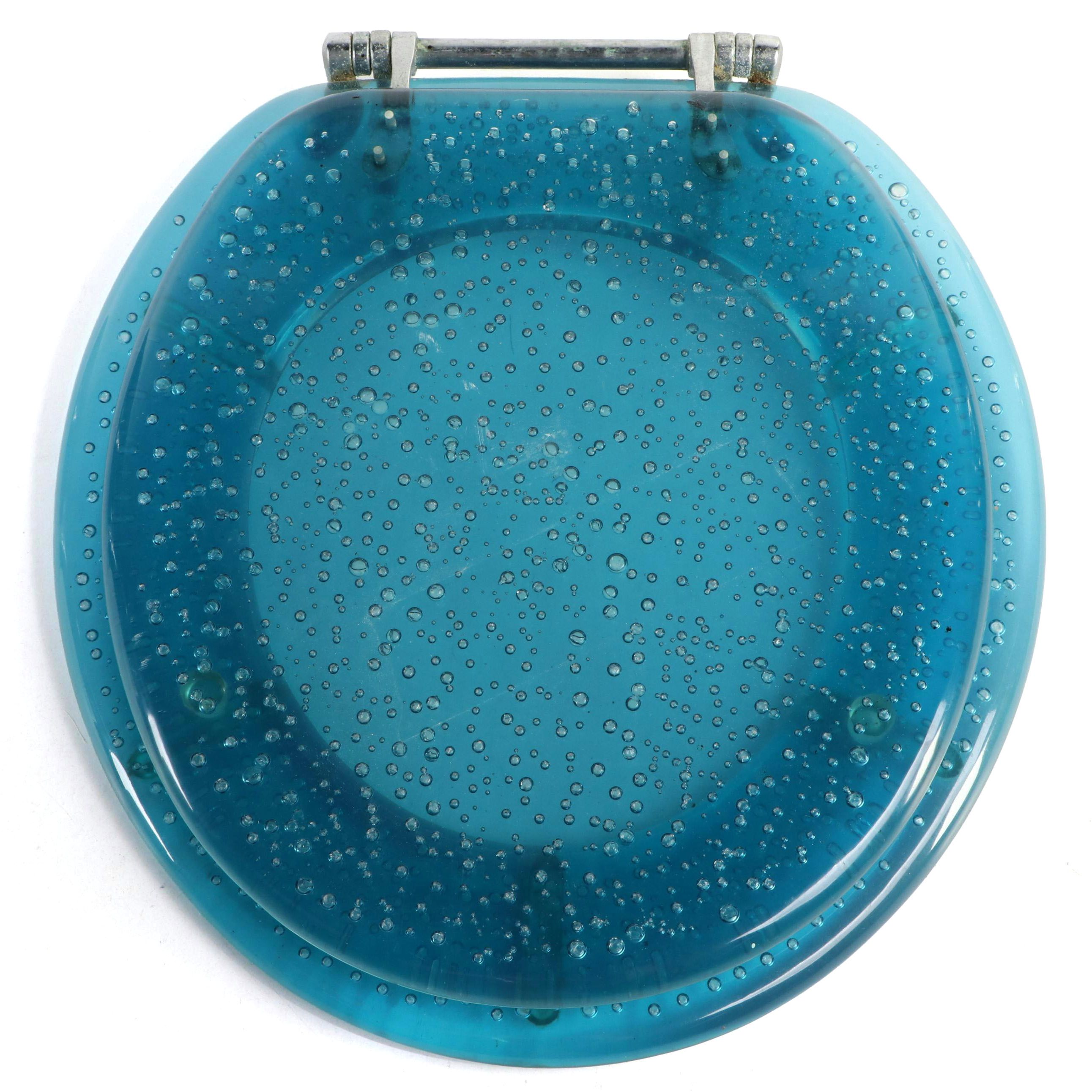 Blue Toilet Seat