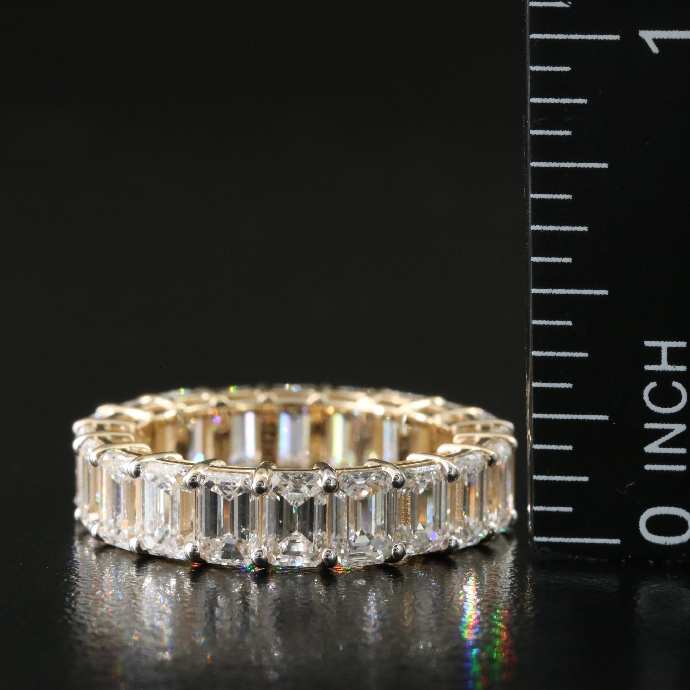 14K 6.78 CTW Lab Grown Diamond Eternity Band