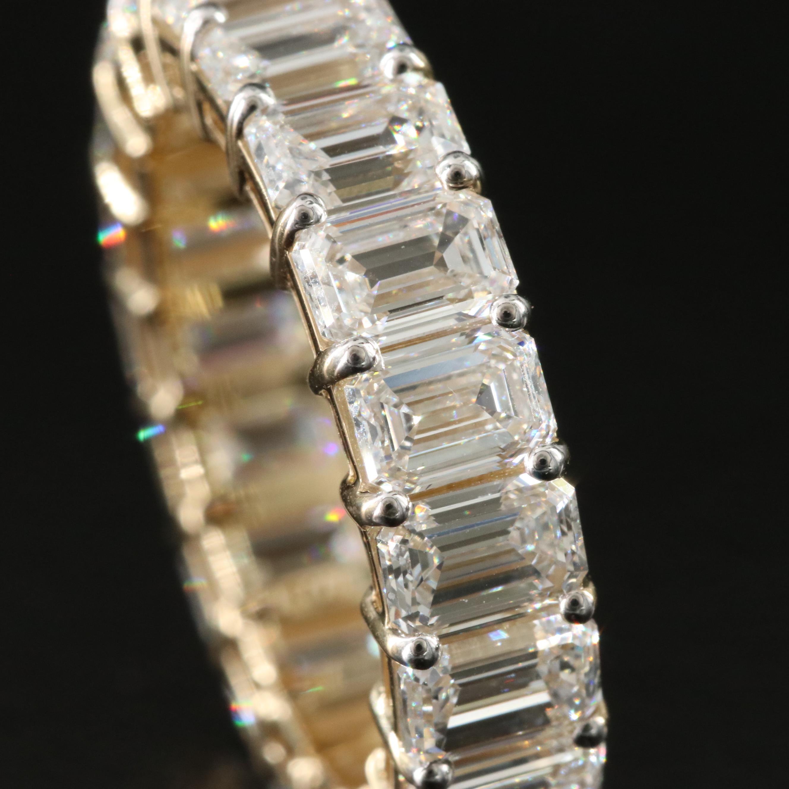 14K 6.78 CTW Lab Grown Diamond Eternity Band