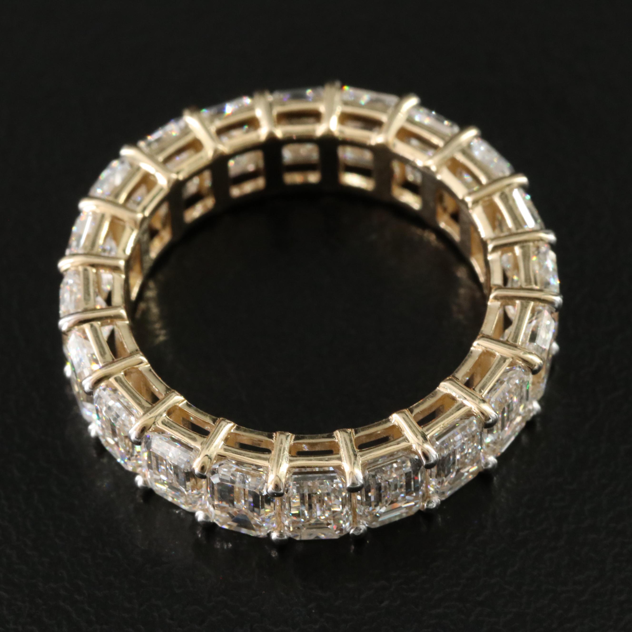 14K 6.78 CTW Lab Grown Diamond Eternity Band