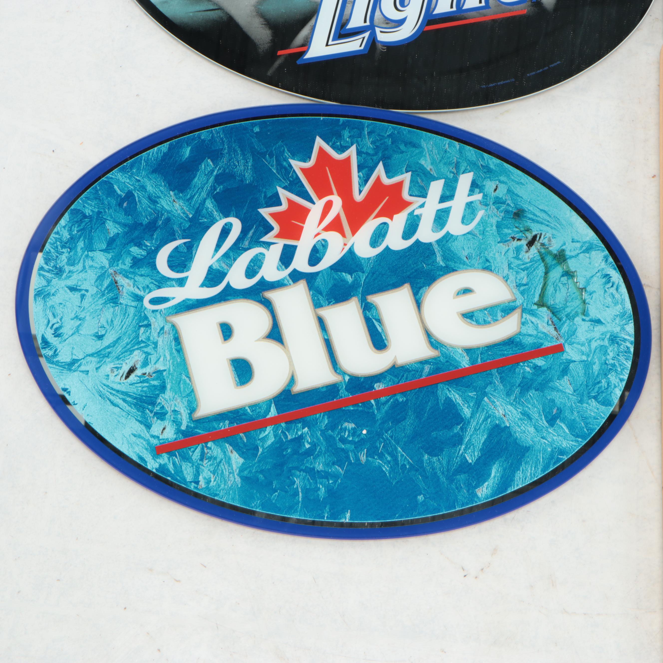 Vintage Labatt's Beer Signs and Chalkboard