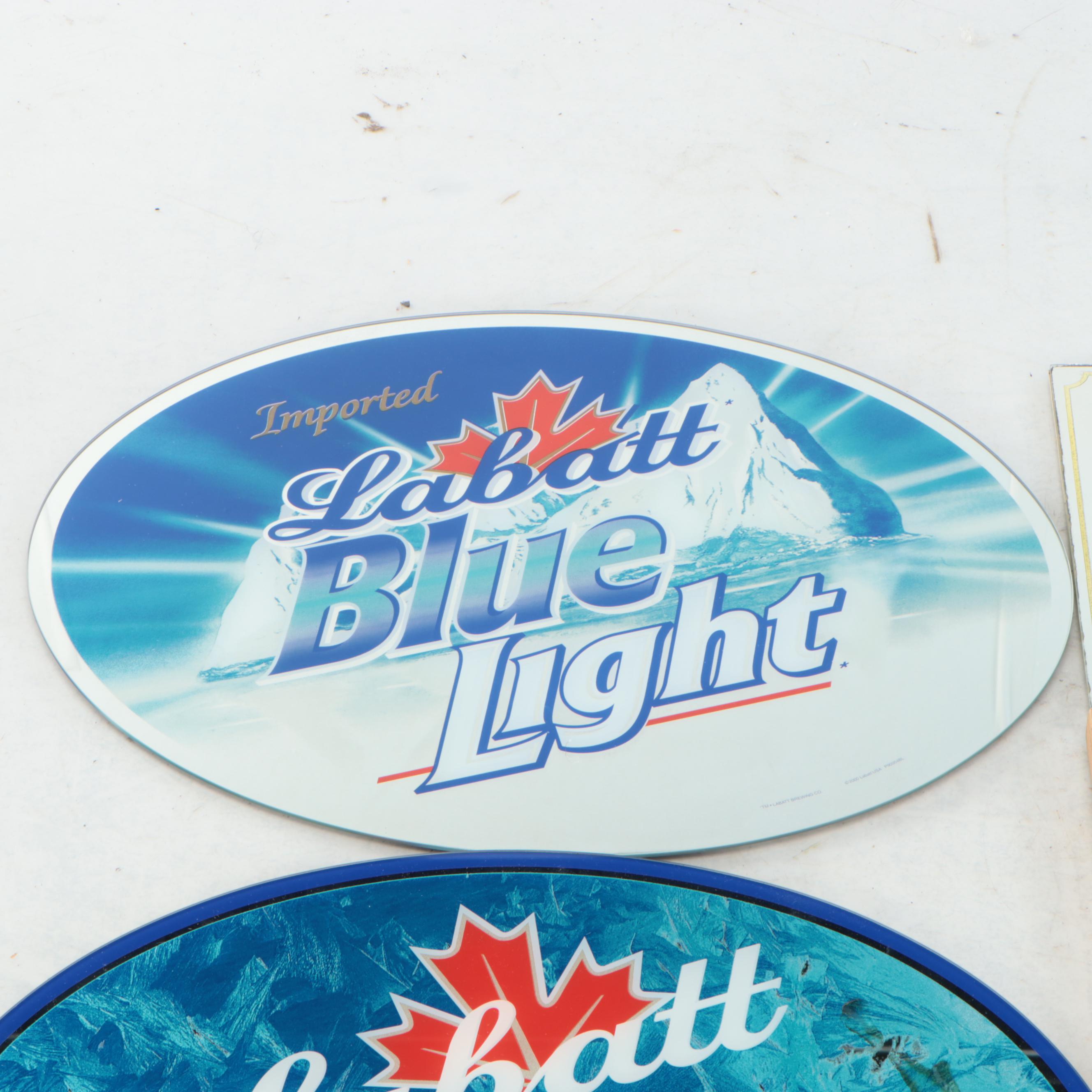 Vintage Labatt's Beer Signs and Chalkboard