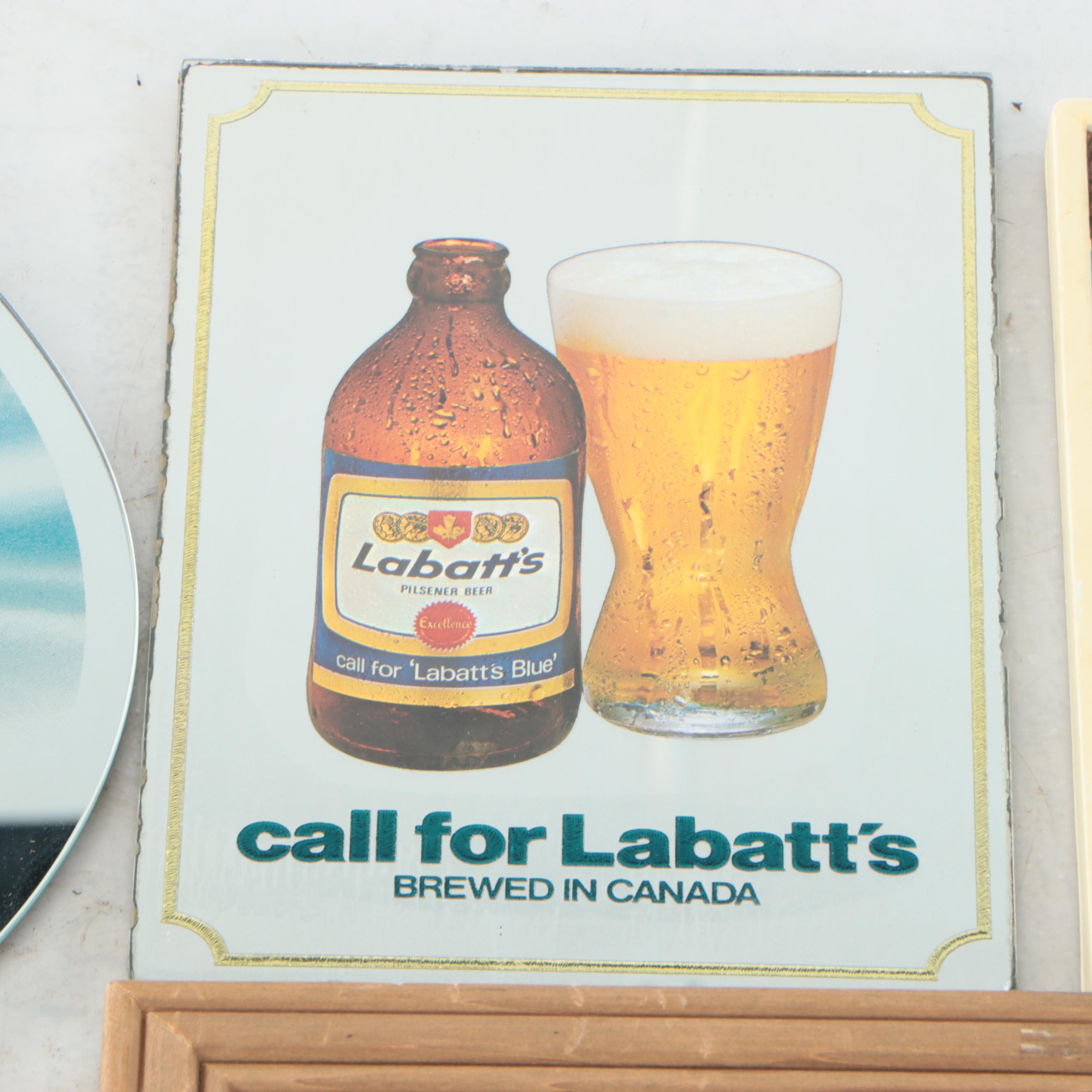 Vintage Labatt's Beer Signs and Chalkboard