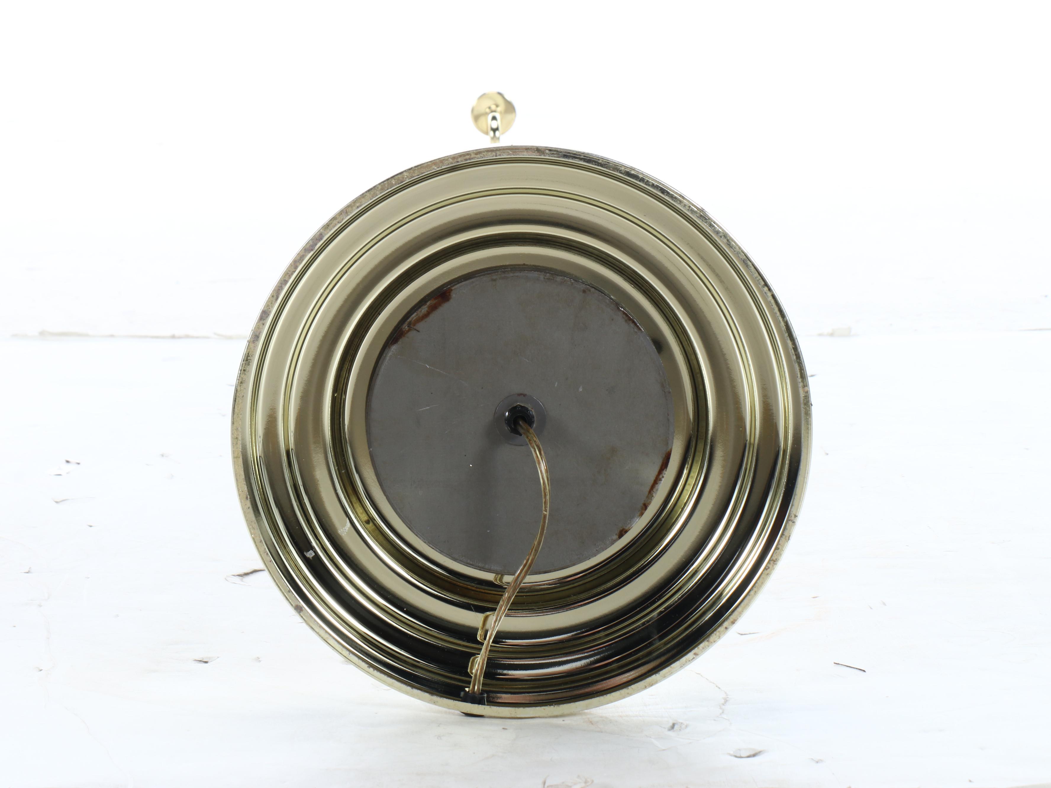 Robert Abbey Polished Metal Floor Lamp with Cotton Shade, 21st Century