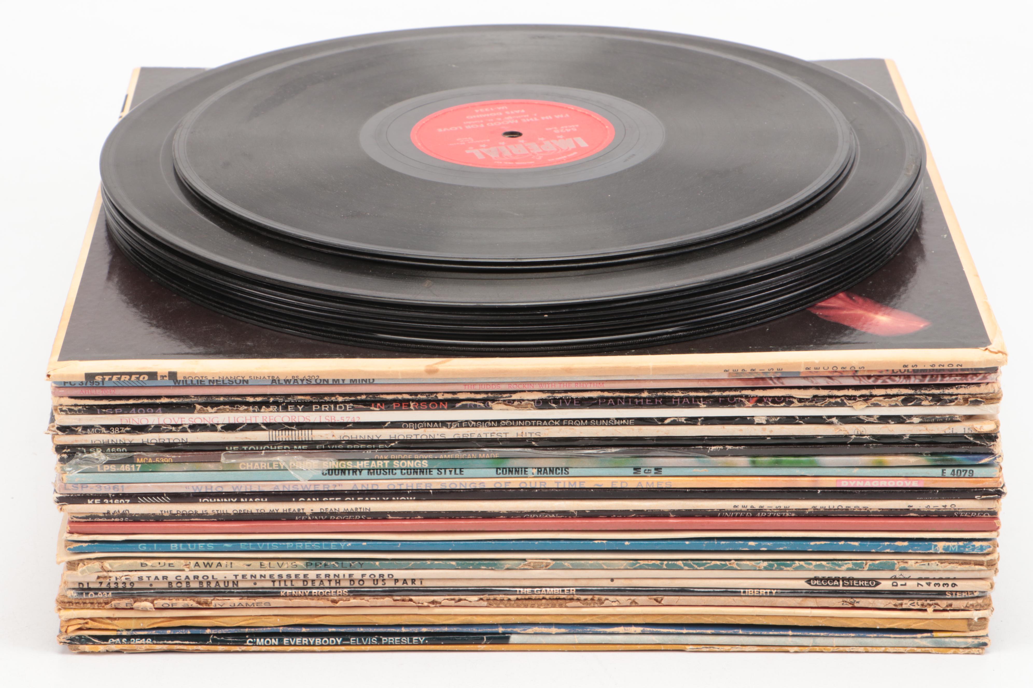 Nancy Sinatra, Willie Nelson, Charley Pride, and More Vinyl Record Albums