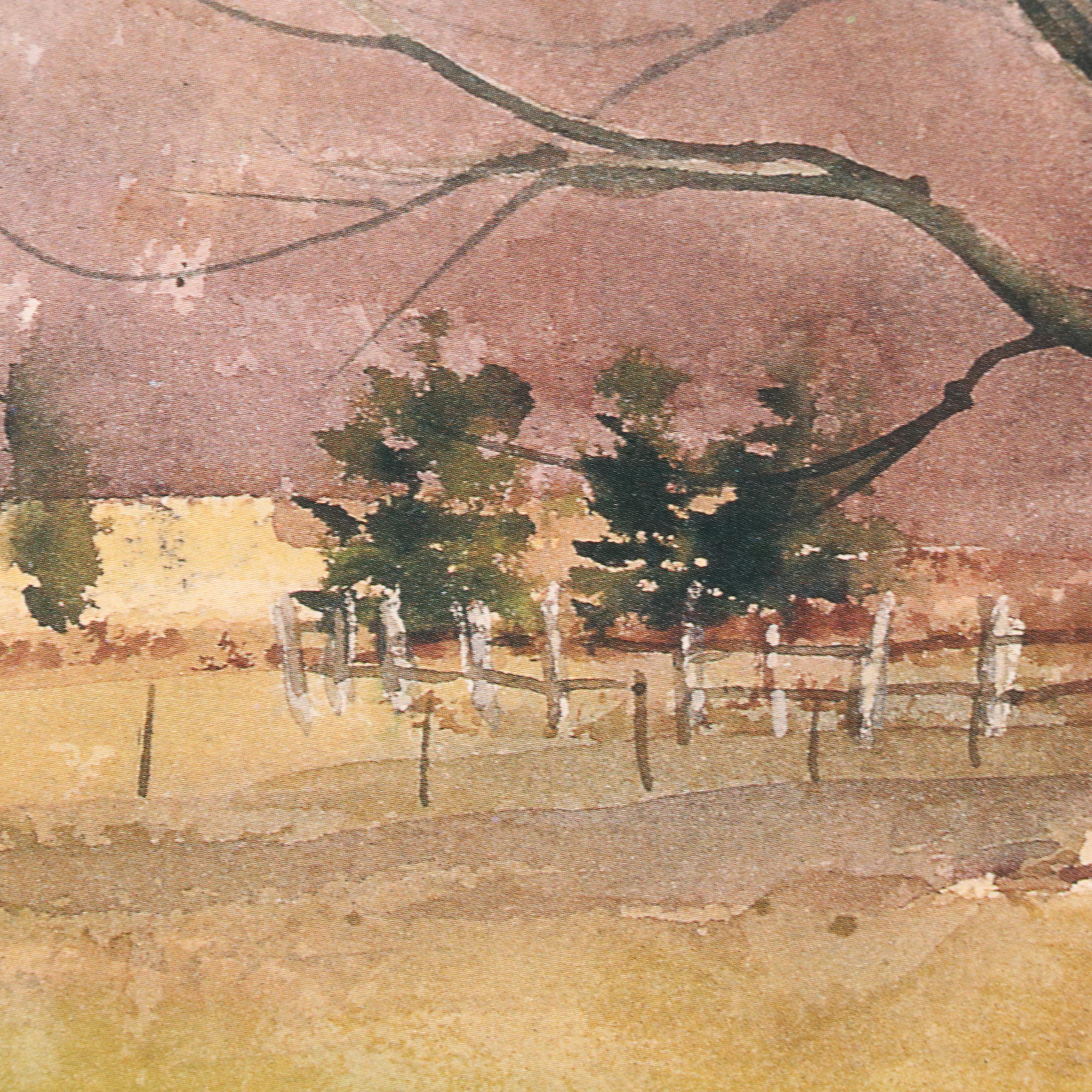 Ranulph Bye Offset Lithographs Including "Lambing Time"