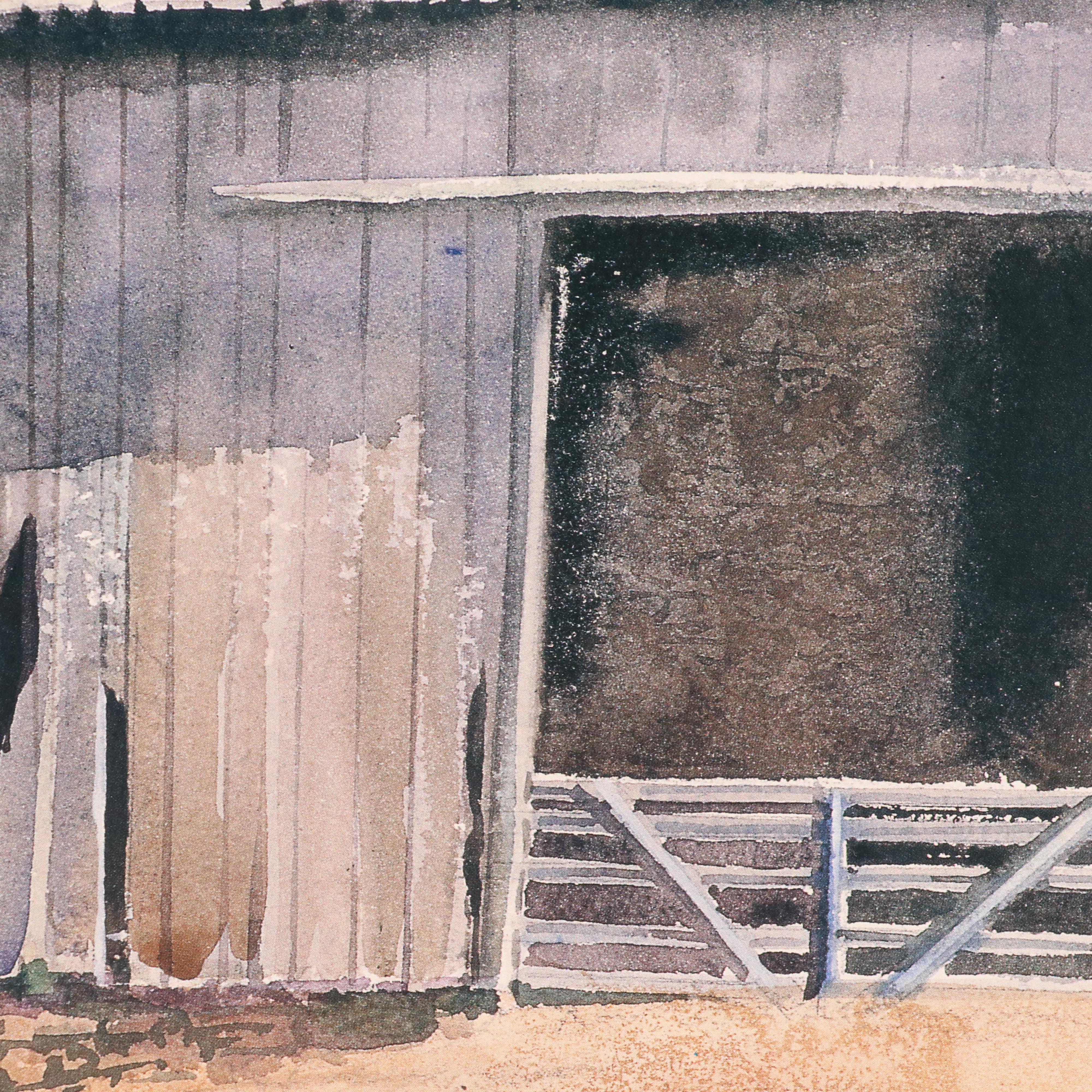 Ranulph Bye Offset Lithographs Including "Lambing Time"