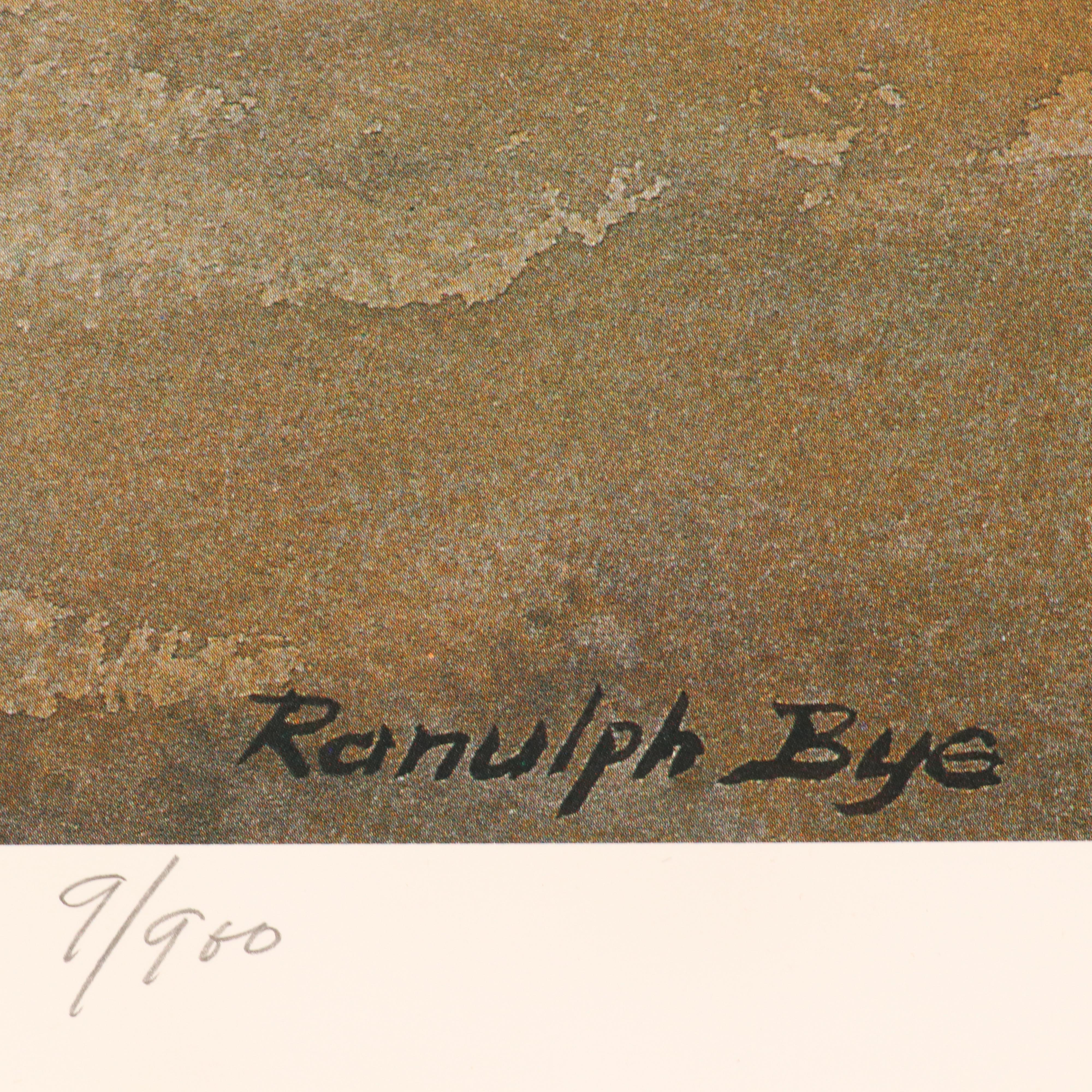 Ranulph Bye Offset Lithographs Including "Lambing Time"