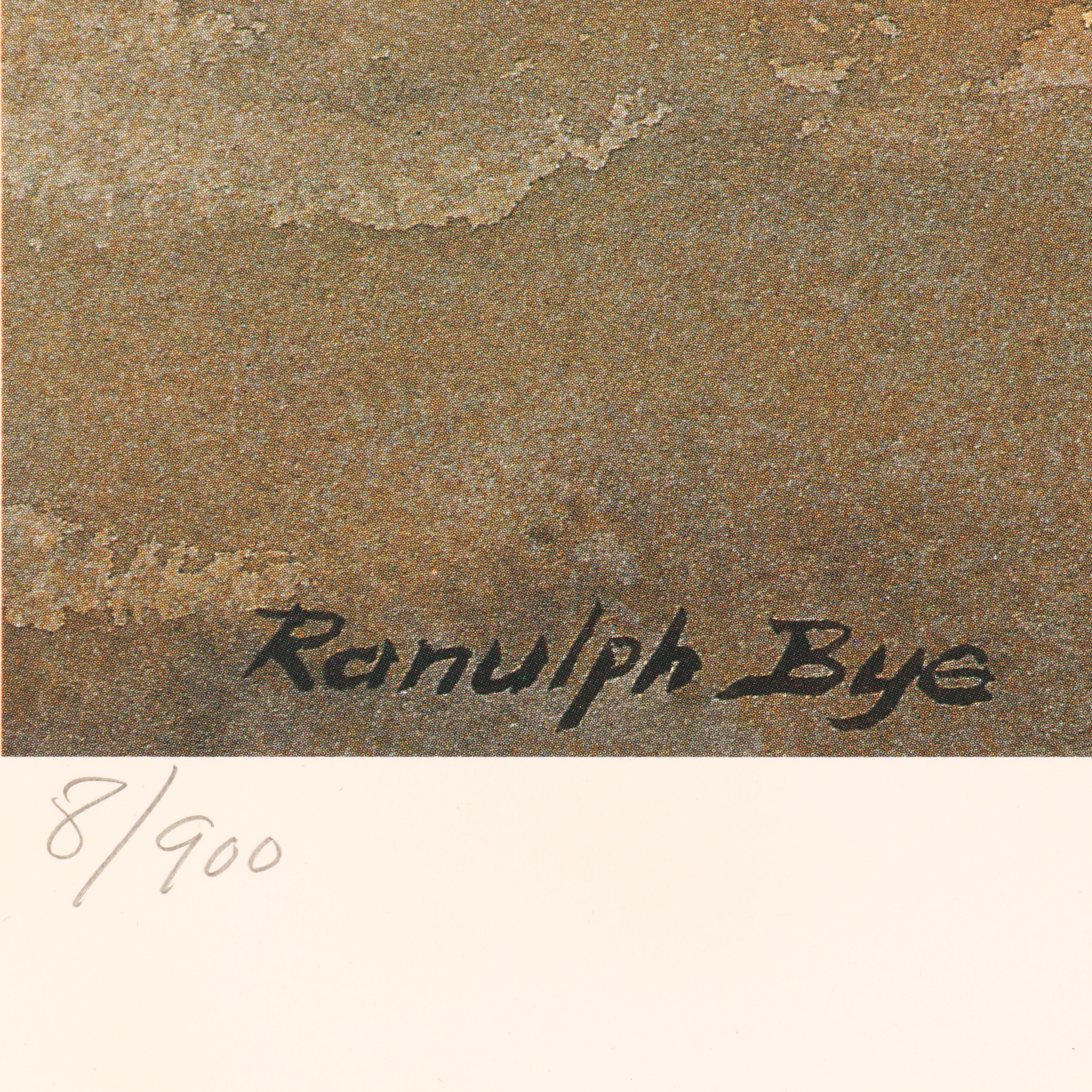 Ranulph Bye Offset Lithographs Including "Lambing Time"