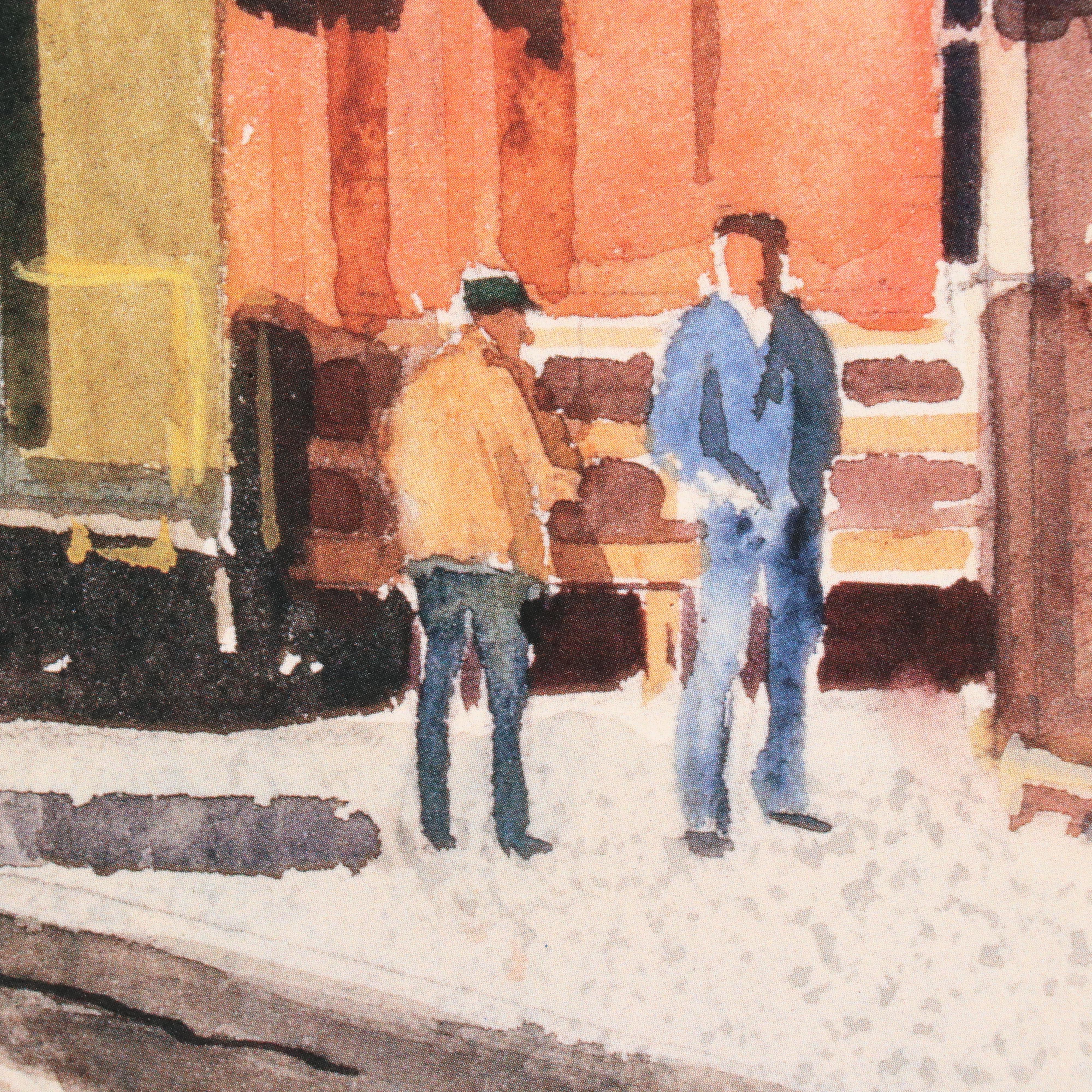 Ranulph Bye Offset Lithographs Including "Lambing Time"